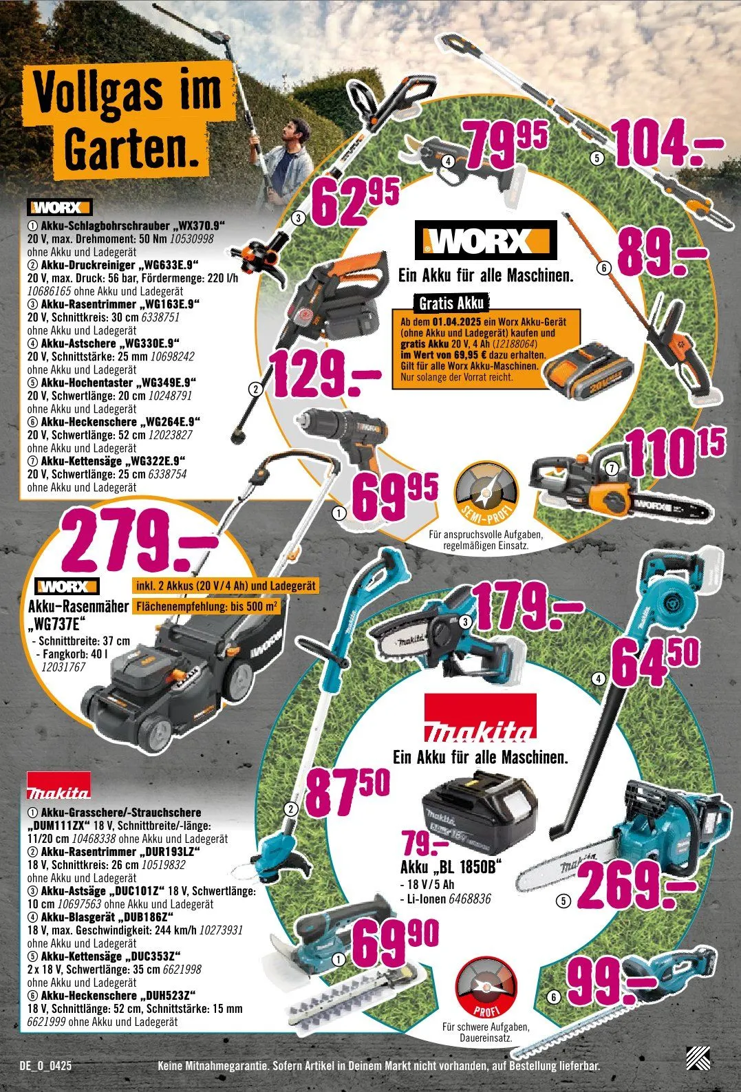 Hornbach Angebote von 10. April bis 7. Mai 2025 - Prospekt seite 7