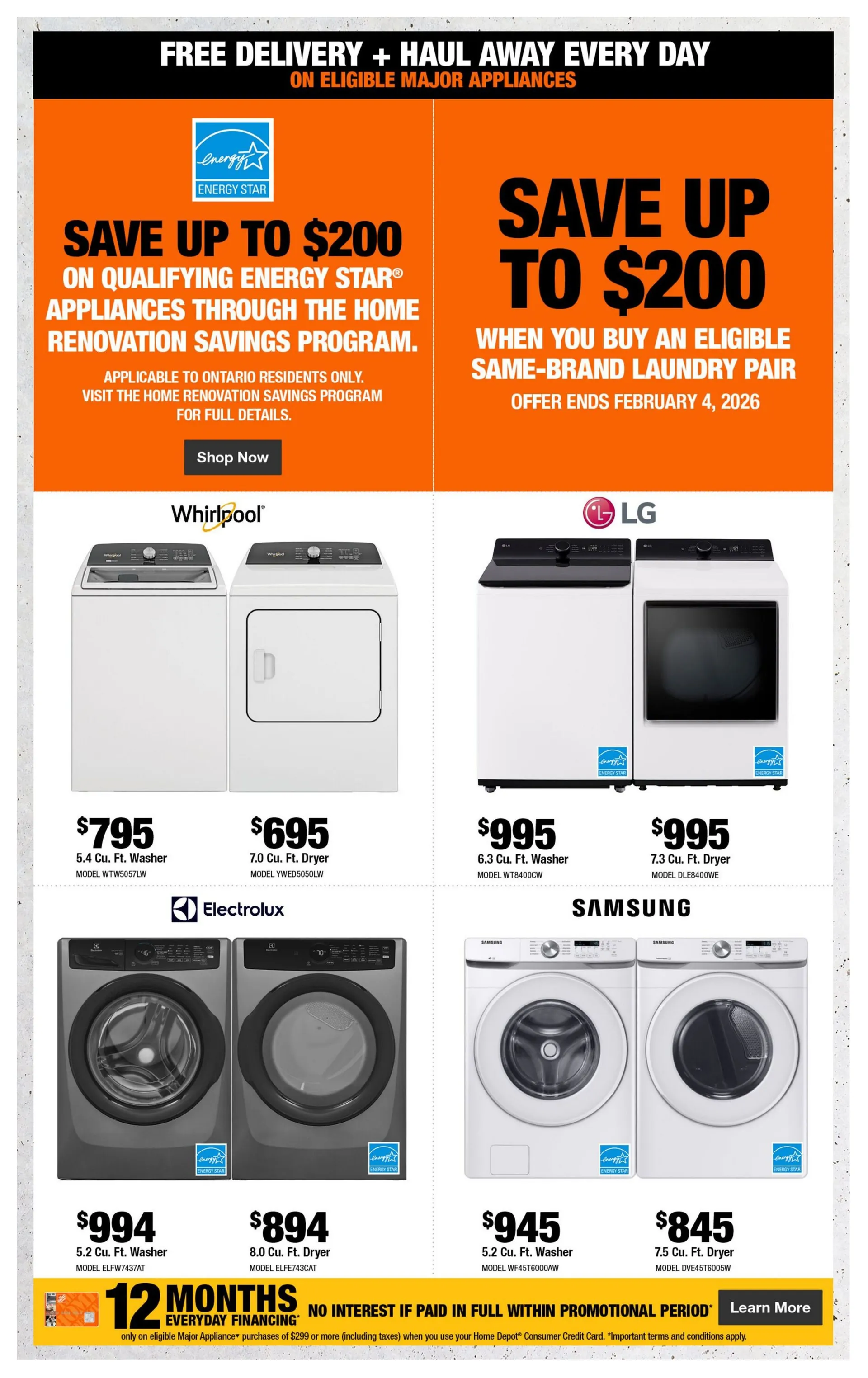 The Home Depot from January 16 to February 4 2026 - flyer page 7