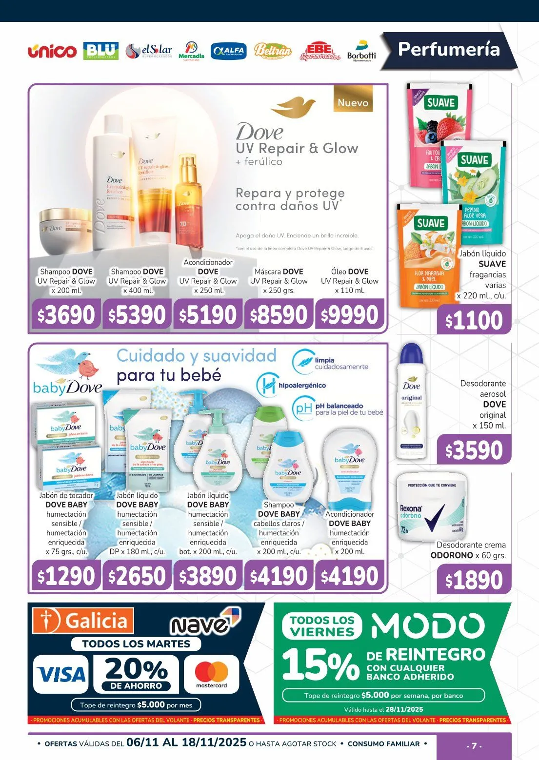 Ofertas de Único Supermercados Ofertas 6 de noviembre al 25 de noviembre 2025 - Página 7 del catálogo