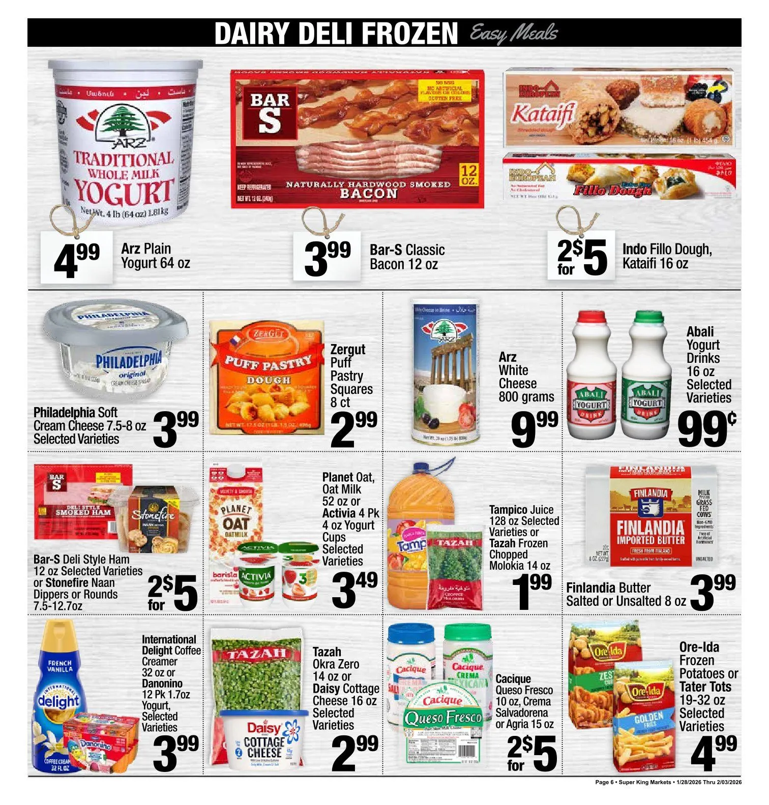 Weekly promotion Super King Markets Sales spanning from January 28 to February 3 2026 - Page 7 for Catalogue 365