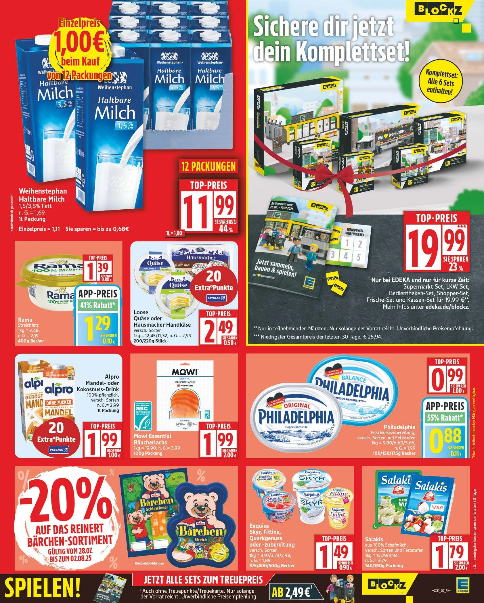 Edeka - Wöchentliche Prospekte von 28. Juli bis 2. August 2025 - Prospekt seite 7