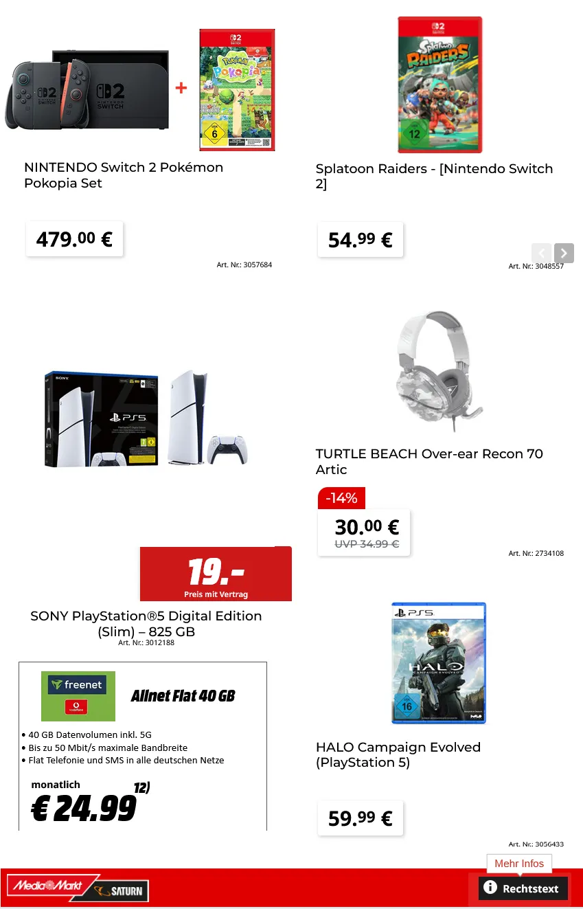  Saturn Prospekte von 30. Juli bis 9. August 2026 - Prospekt seite 7