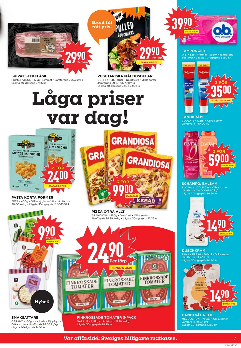 Willys Erbjudanden från 1 juni till 7 juni 2026 - Reklamblad sidor 7