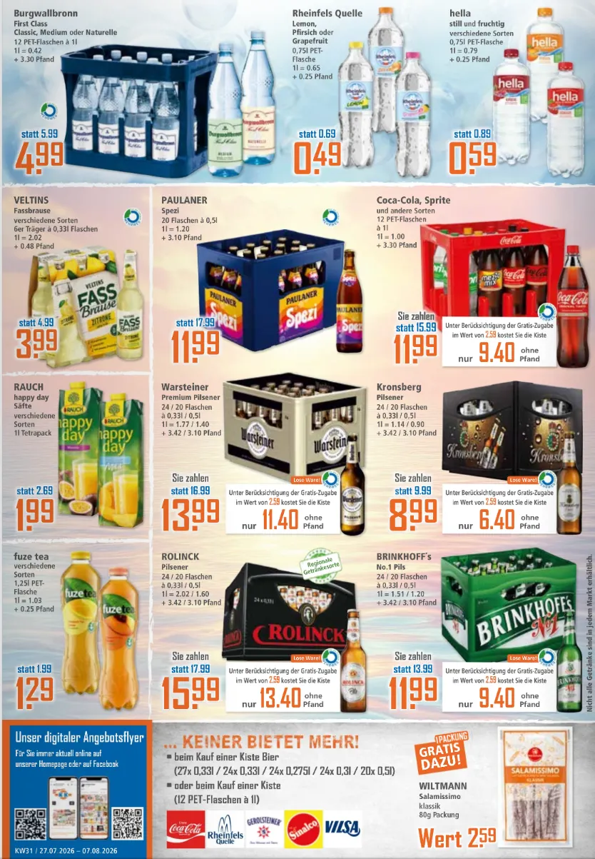 Klaas und Kock Sales von 27. Juli bis 1. August 2026 - Prospekt seite 7