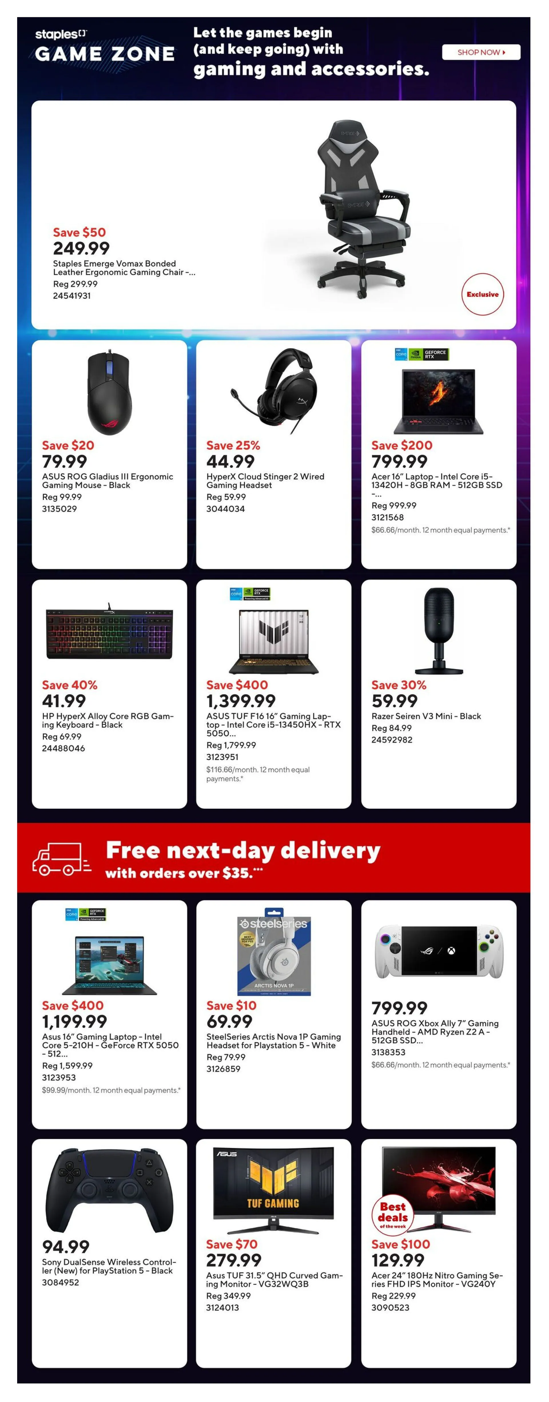 Staples Sales from April 27 to April 30 2026 - flyer page 7