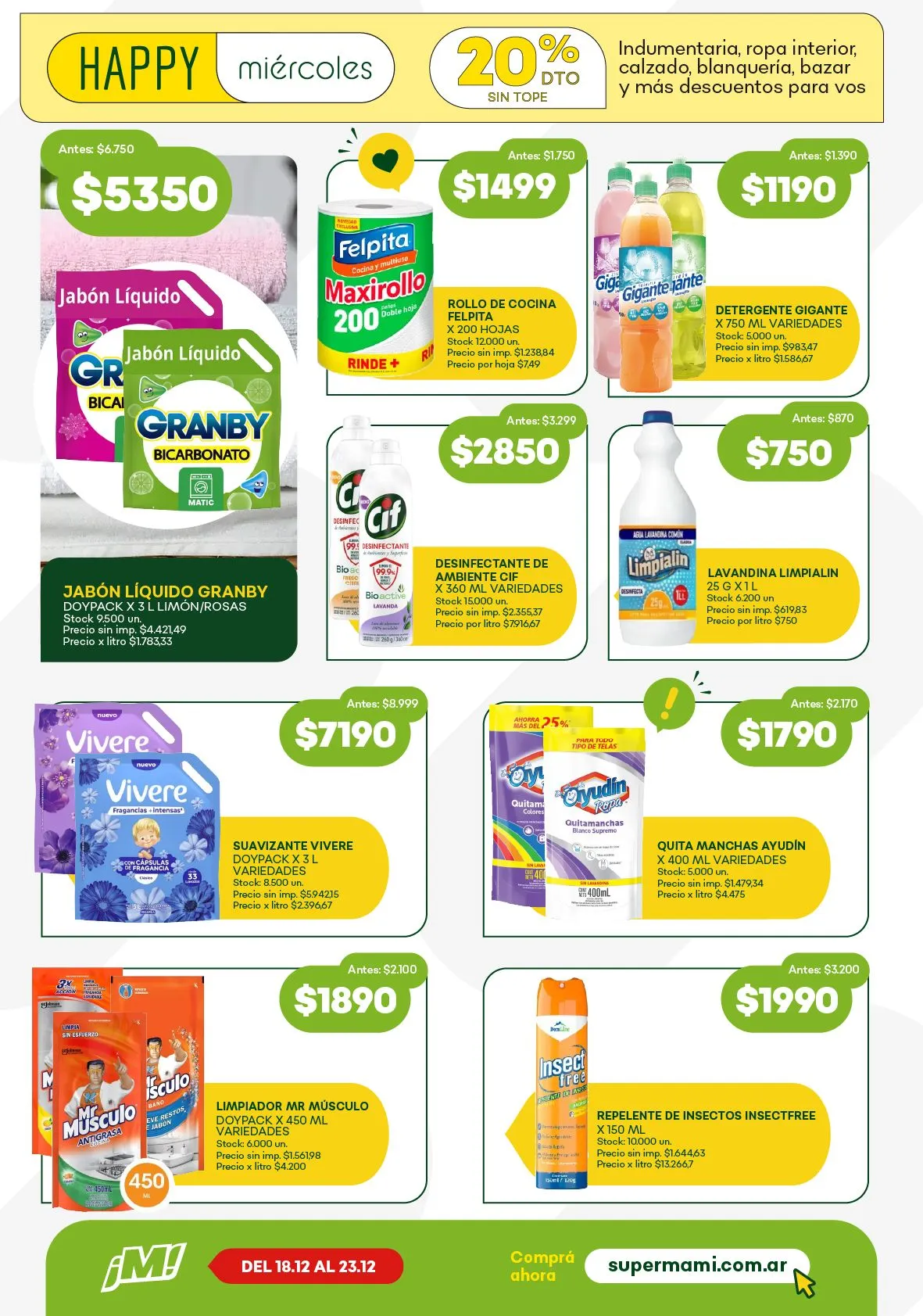 Ofertas de  Super Mami 18 de diciembre al 23 de diciembre 2025 - Página 7 del catálogo