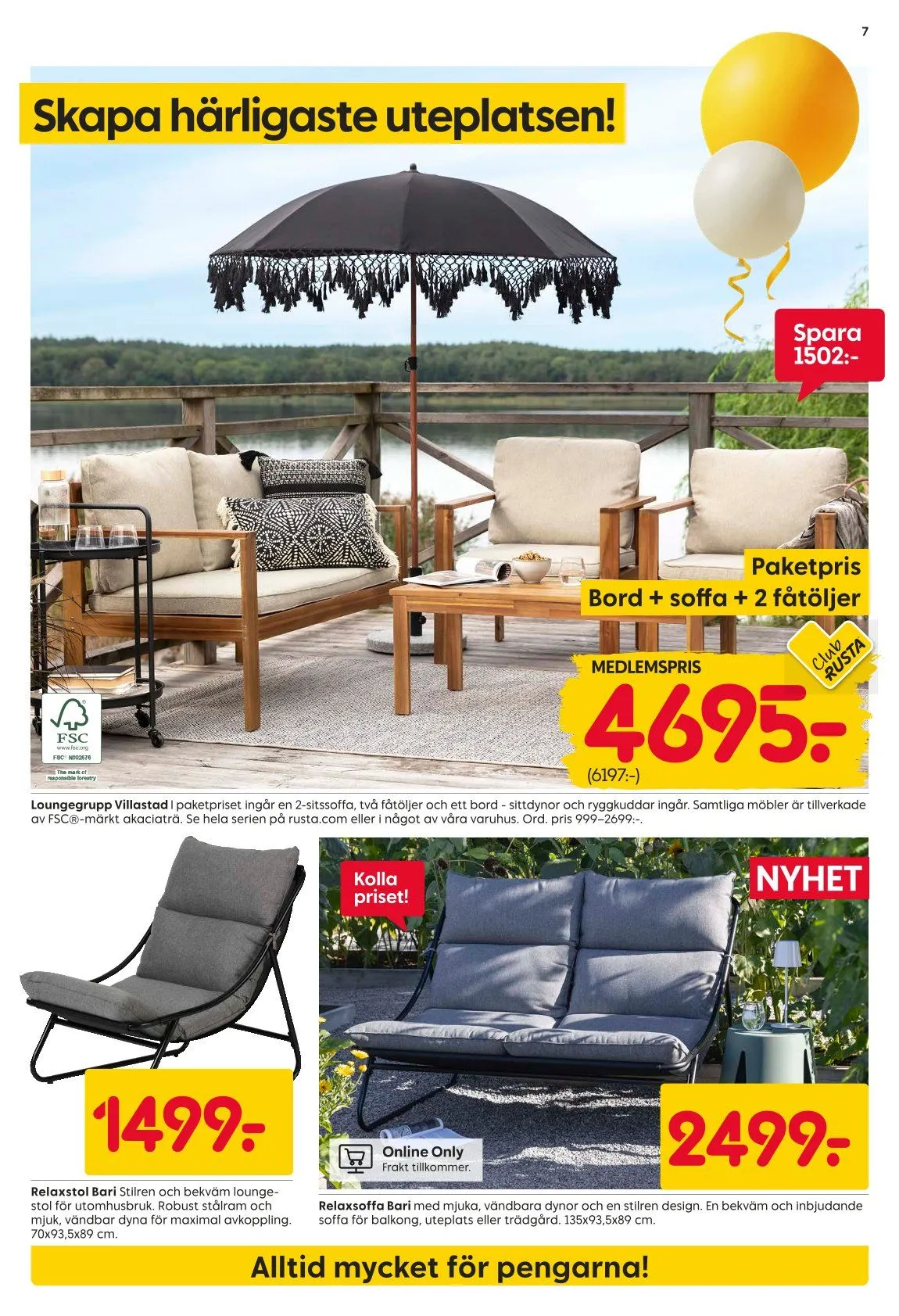 Rusta Erbjudanden från 13 april till 18 april 2026 - Reklamblad sidor 7