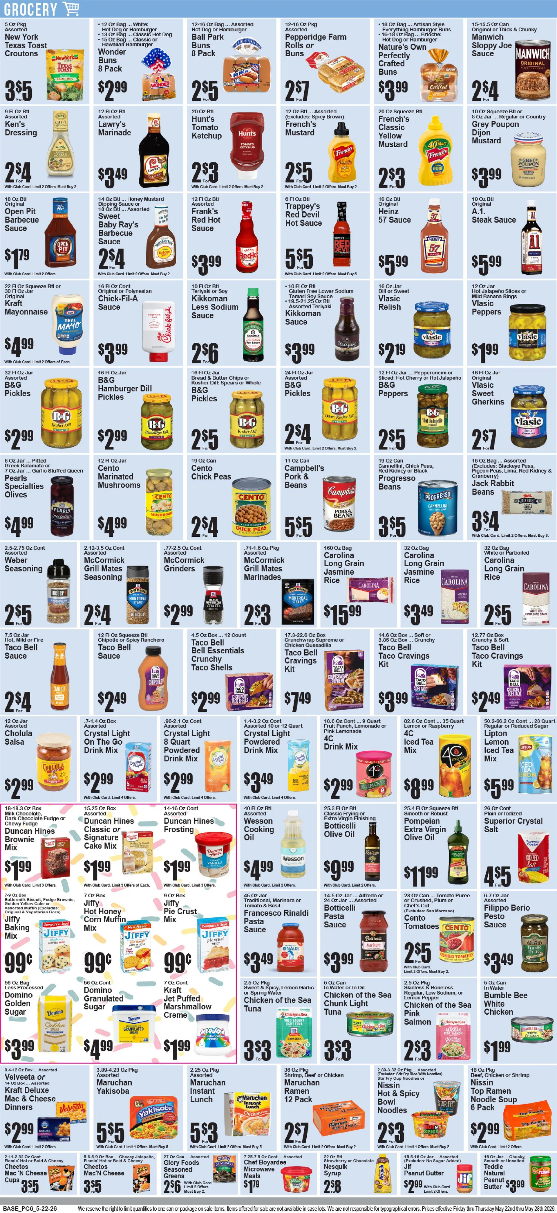 Weekly promotion SuperFresh Sales spanning from May 22 to May 28 2026 - Page 7 for Catalogue 365