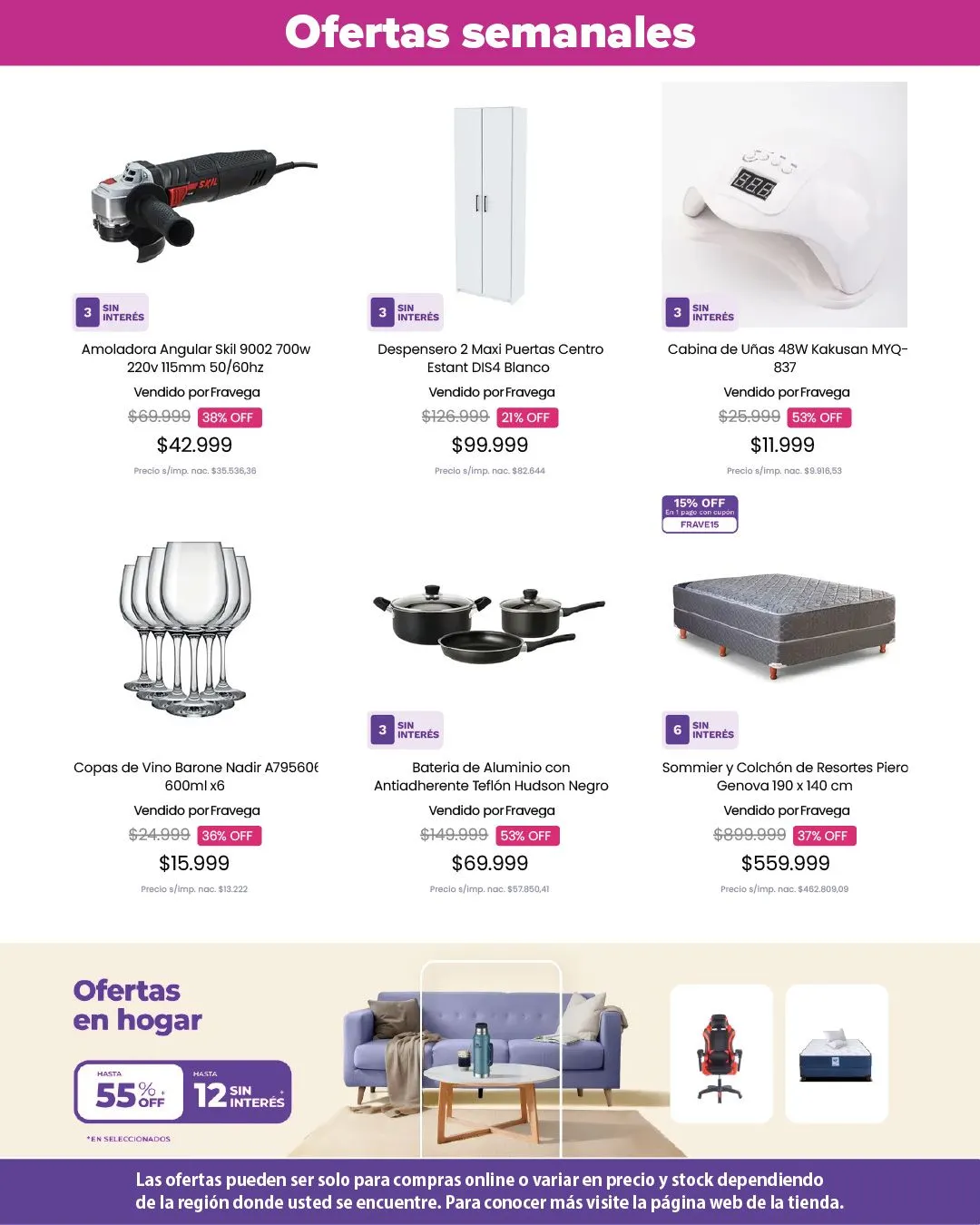 Ofertas de Frávega Ofertas semanales 30 de abril al 14 de mayo 2025 - Página 3 del catálogo