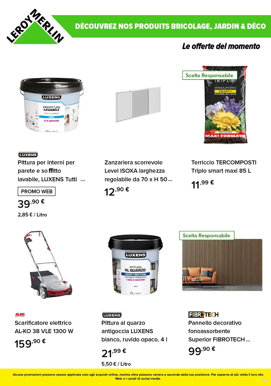 Leroy Merlin Offerte settimanali! da 5 maggio a 19 maggio di 2025 - Pagina del volantino 6