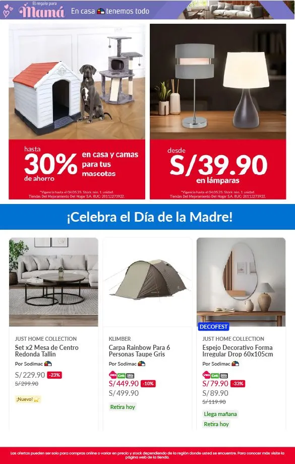 Catalogo de Sodimac Día de la Madre 30 de abril al 14 de mayo 2025 - Pag 7