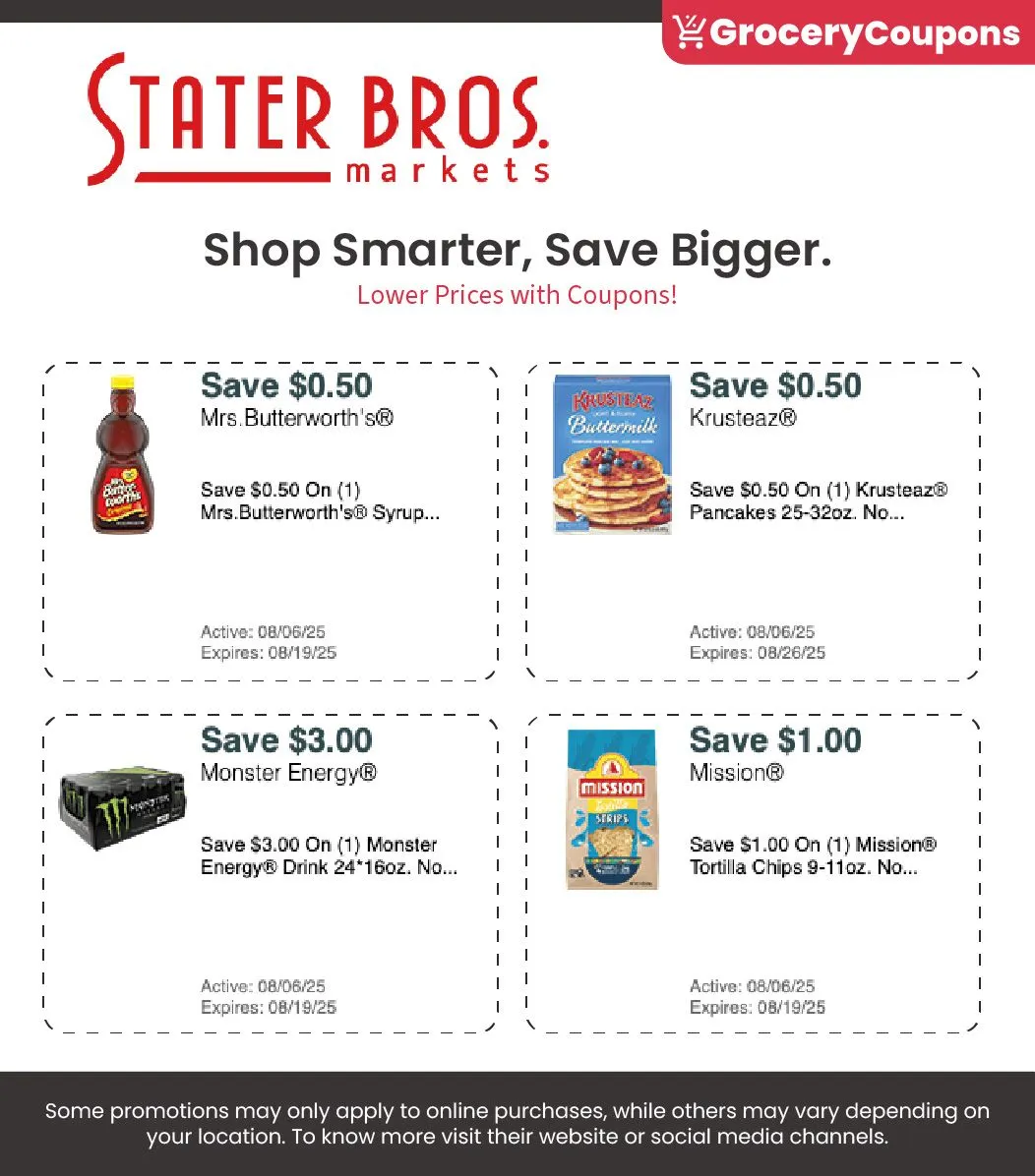 Weekly ad Stater Bros. coupons from August 8 to August 31 2025 - Page 6