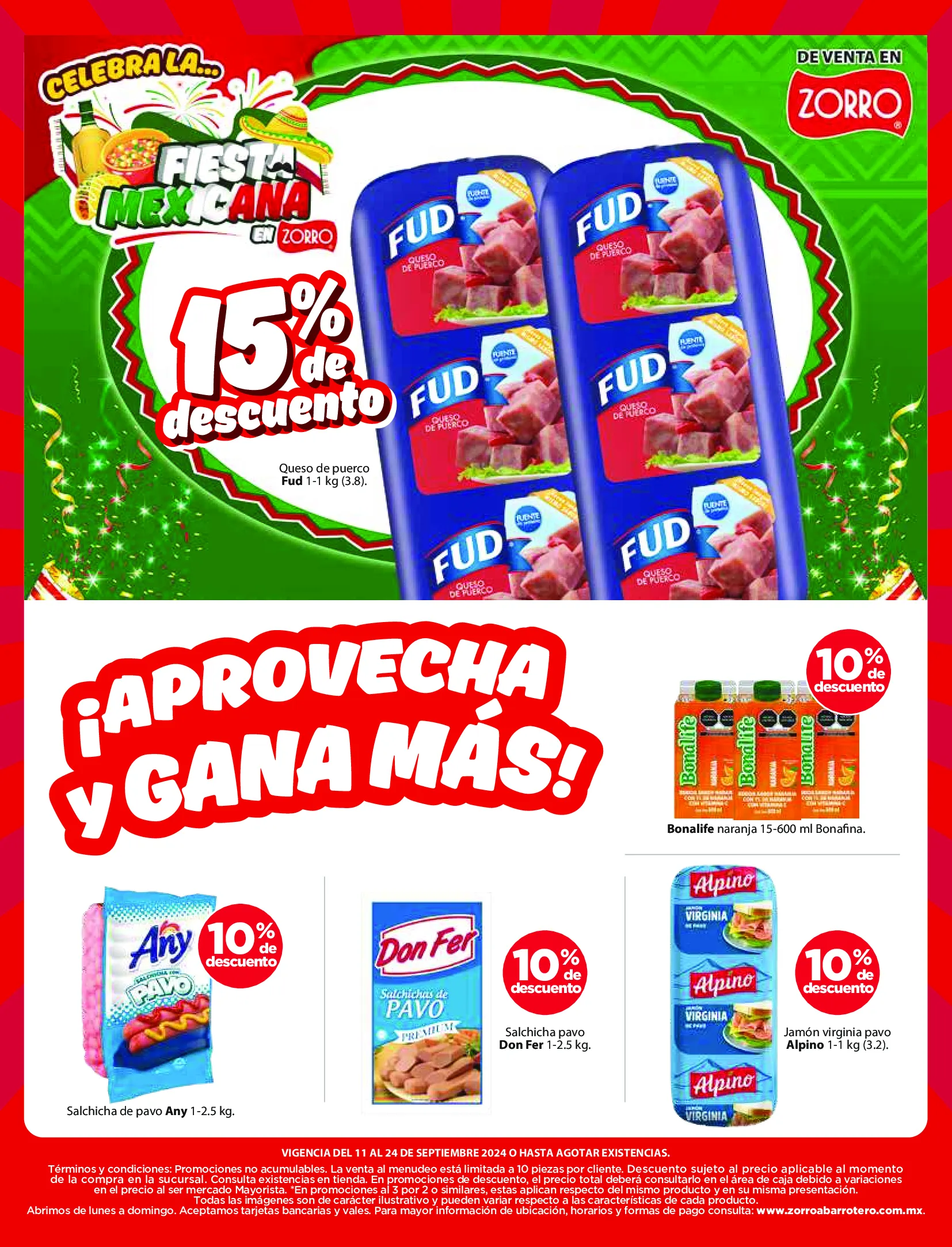 Catálogo de Oferta actual: Zorro 11 de septiembre al 24 de septiembre 2024 - Pagina 26