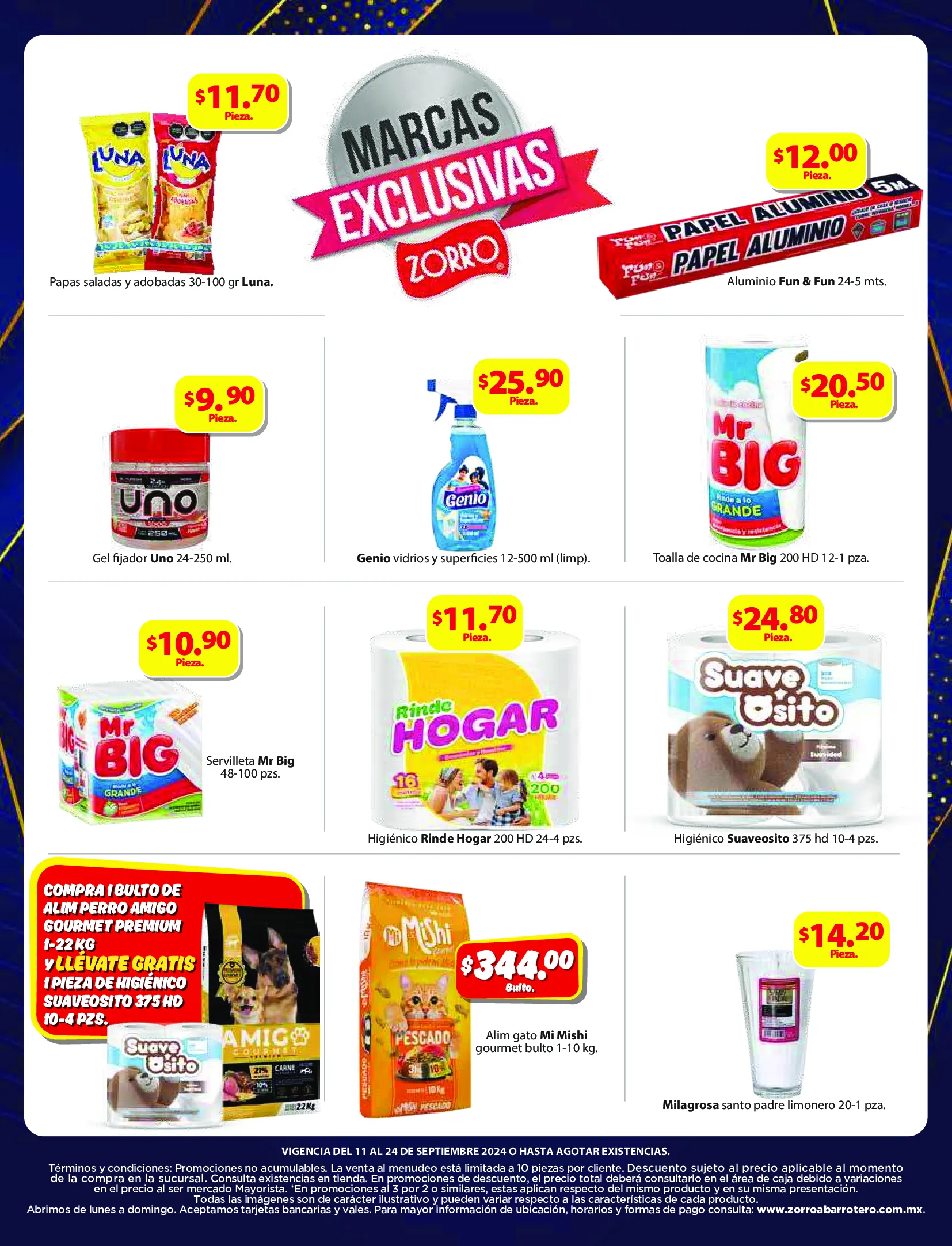 Catálogo de Oferta actual: Zorro 11 de septiembre al 24 de septiembre 2024 - Pagina 14