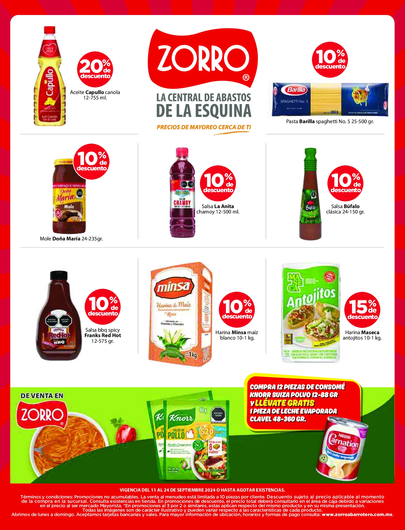 Catálogo de Oferta actual: Zorro 11 de septiembre al 24 de septiembre 2024 - Pagina 12