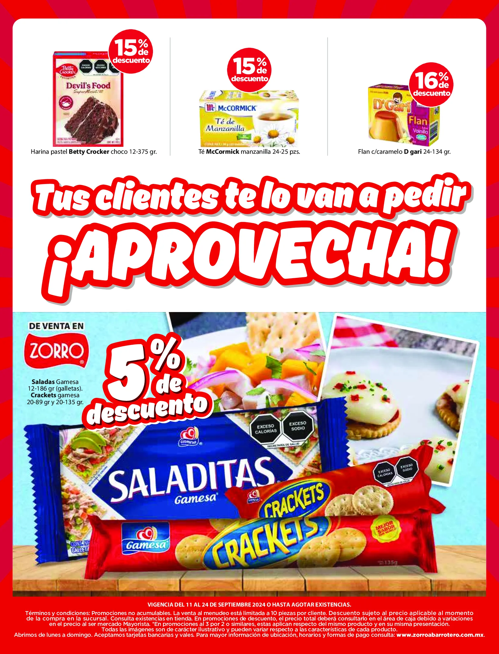 Catálogo de Oferta actual: Zorro 11 de septiembre al 24 de septiembre 2024 - Pagina 16