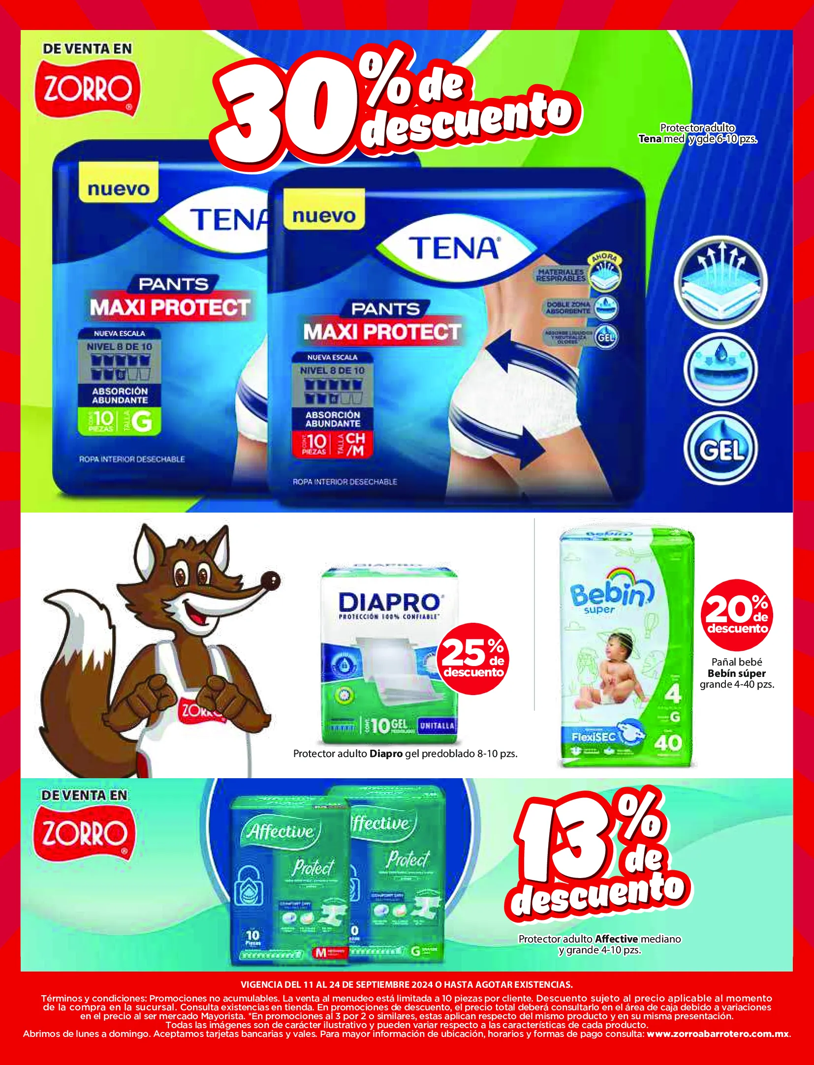 Catálogo de Oferta actual: Zorro 11 de septiembre al 24 de septiembre 2024 - Pagina 18