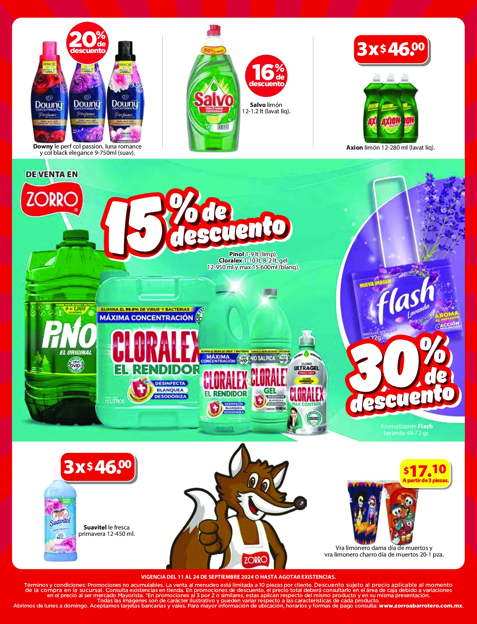 Catálogo de Oferta actual: Zorro 11 de septiembre al 24 de septiembre 2024 - Pagina 20