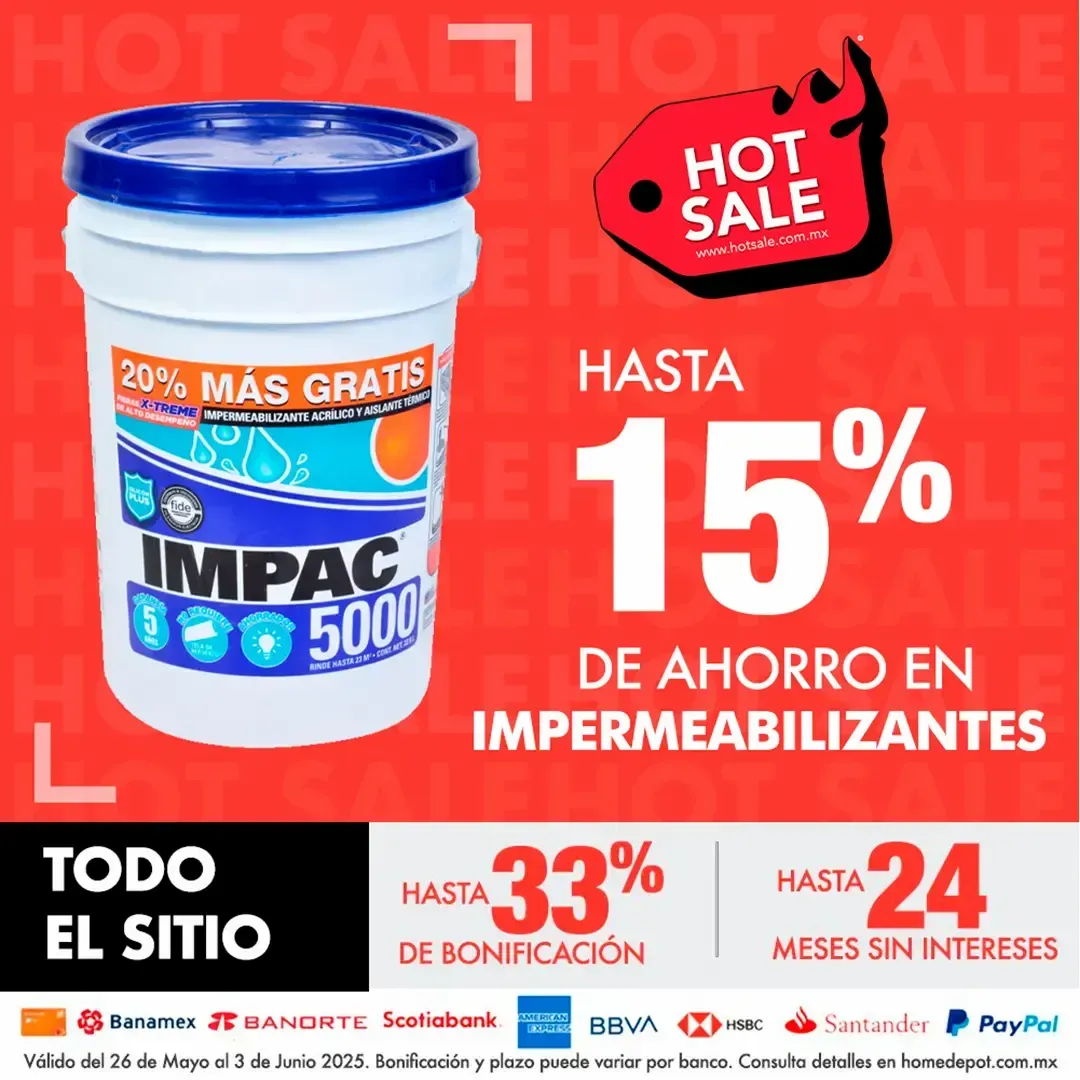 Catálogo de The Home Depot Hot Sale 26 de mayo al 3 de junio 2025 - Pagina 2