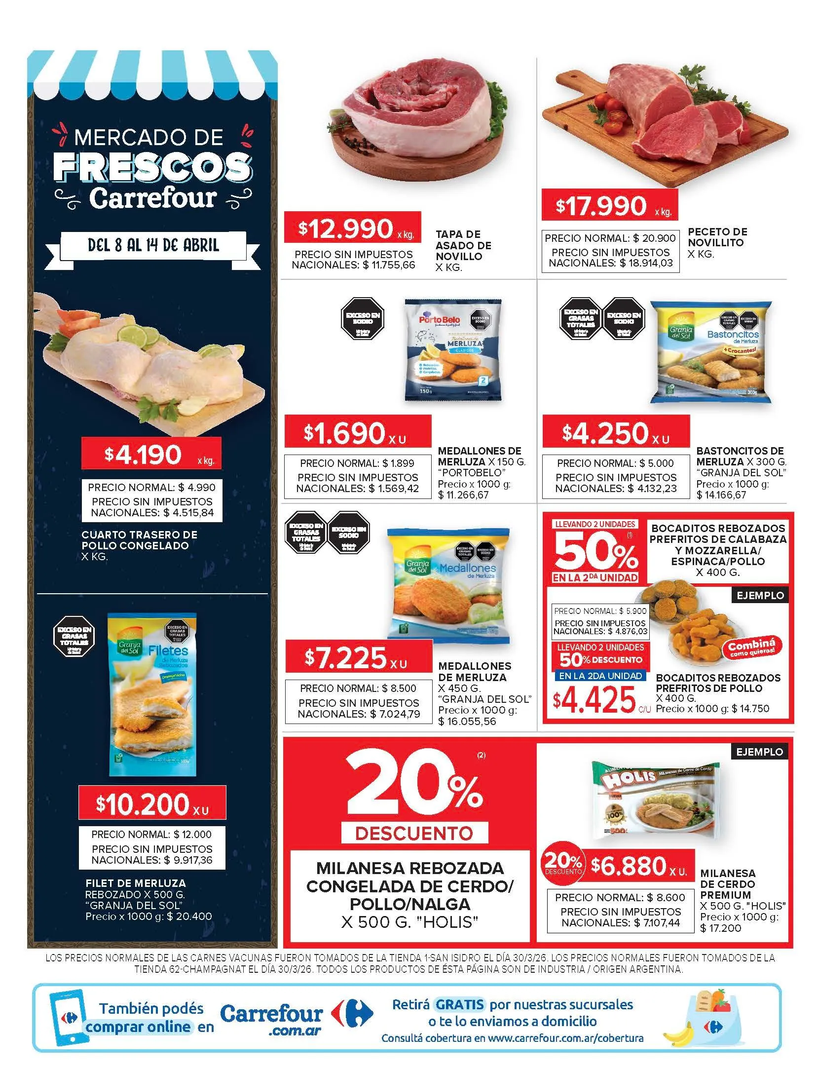 Ofertas de Ofertas Carrefour Market 8 de abril al 14 de abril 2026 - Página 3 del catálogo