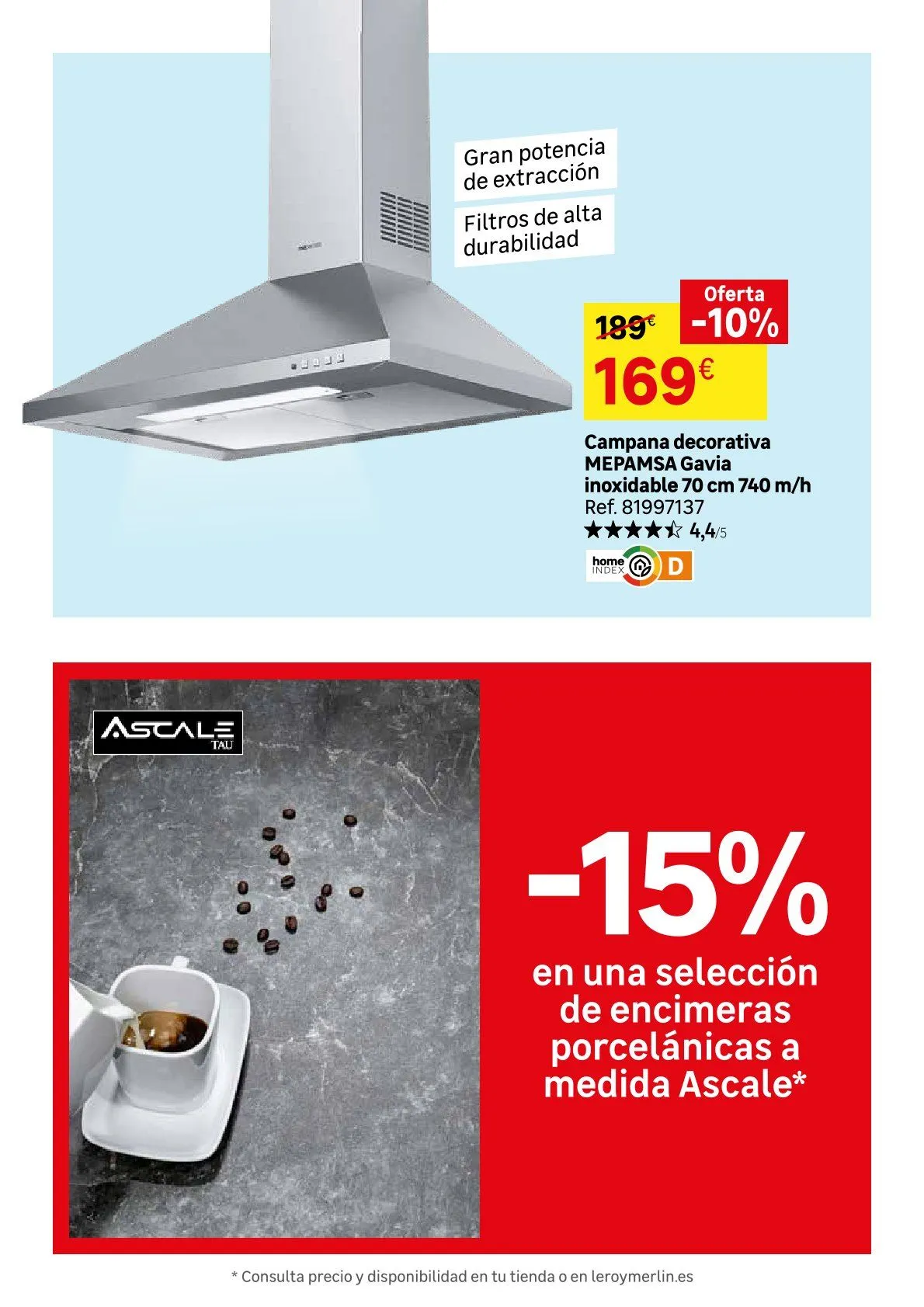 Catálogo de Leroy Merlin Ofertas 26 de mayo al 22 de junio 2026 - Página 71