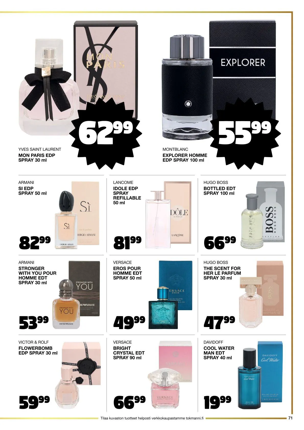 Tokmanni Tarjoukset voimassa alkaen 28. marraskuuta - 24. joulukuuta 2025 - Tarjouslehti sivu 71