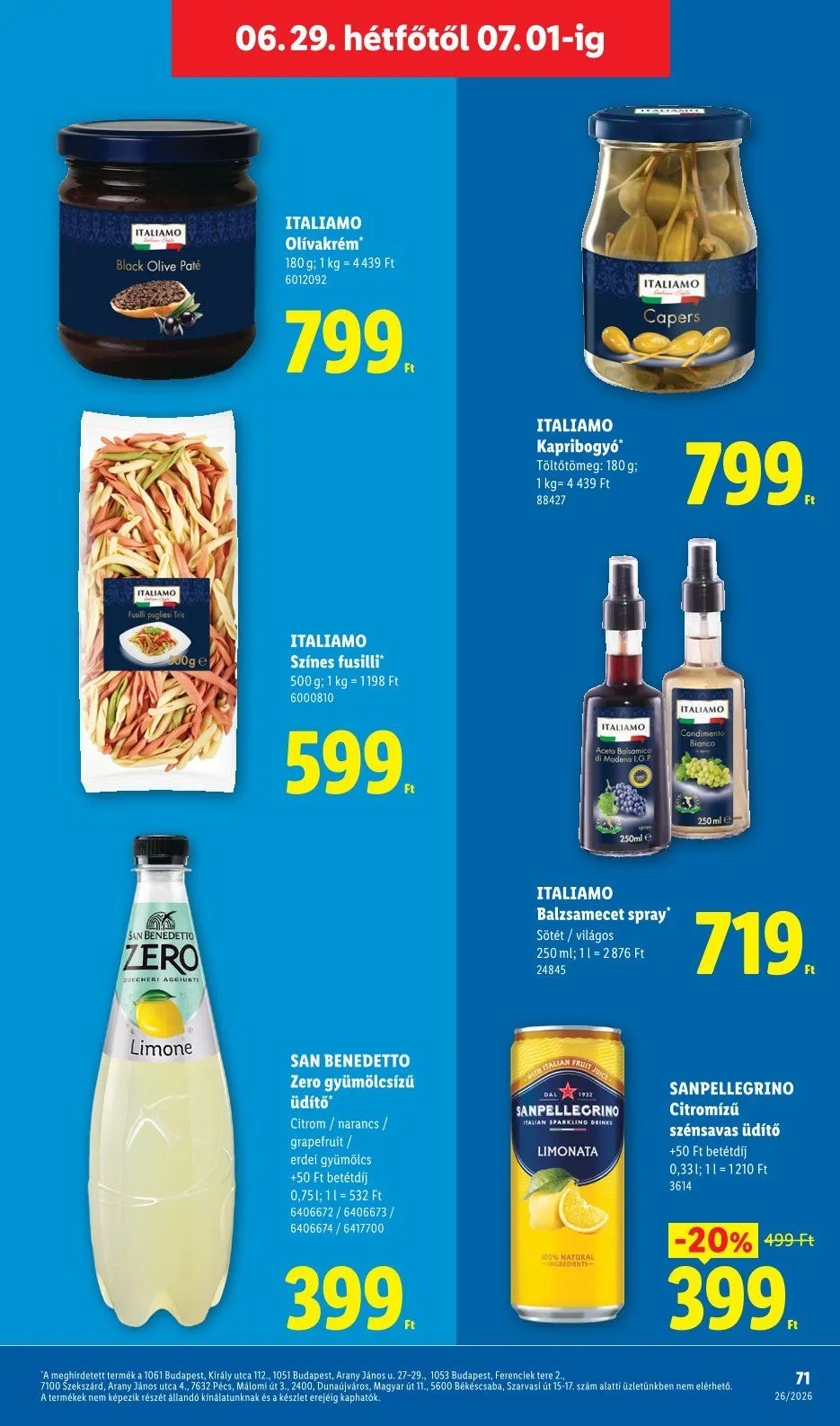 Katalógus Lidl legfrissebb ajánlatai június 25.-tól július 7.-ig 2026. - Oldal 71
