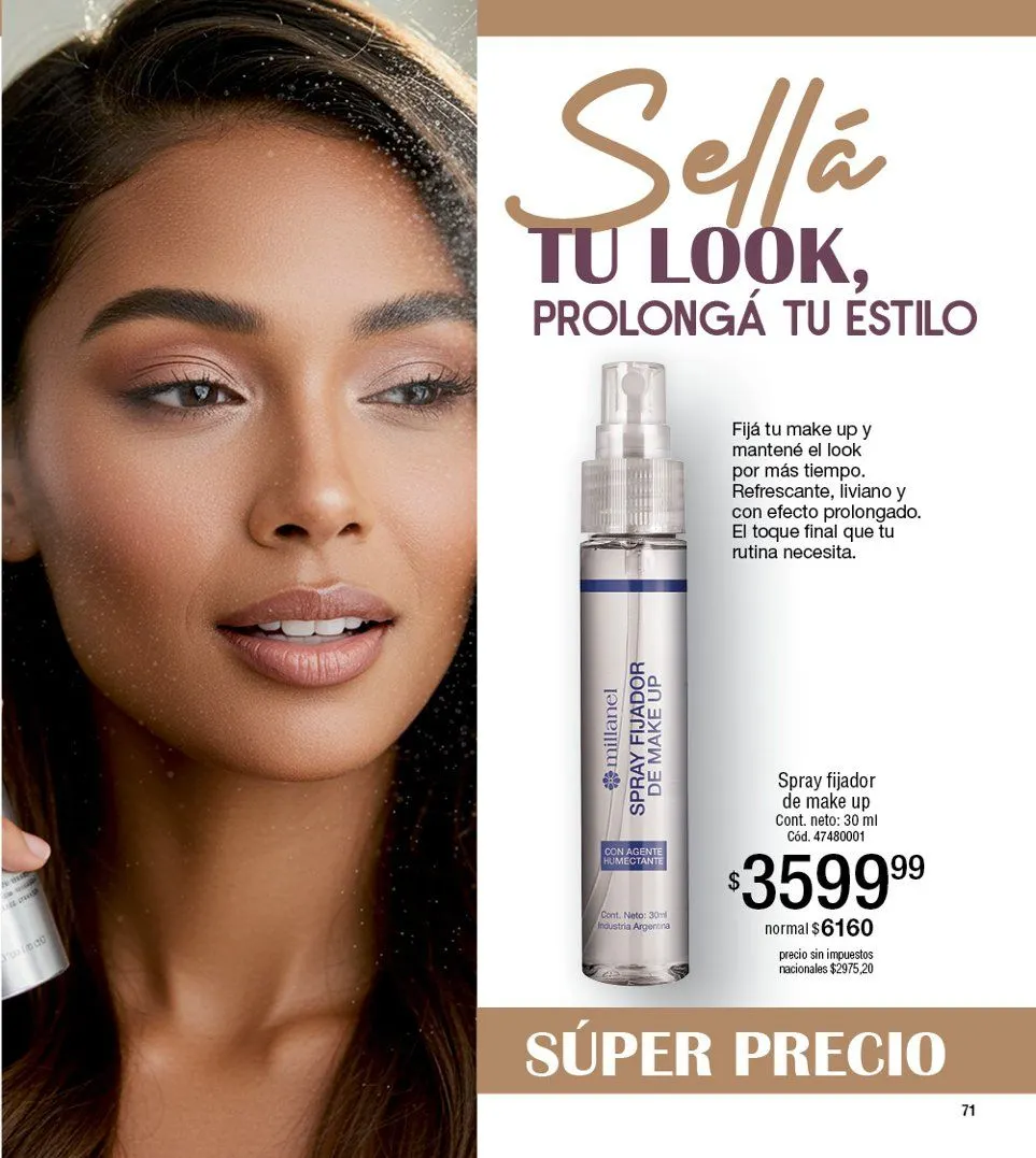 Ofertas de Catalogo Millanel 20 de octubre al 10 de noviembre 2025 - Página 71 del catálogo