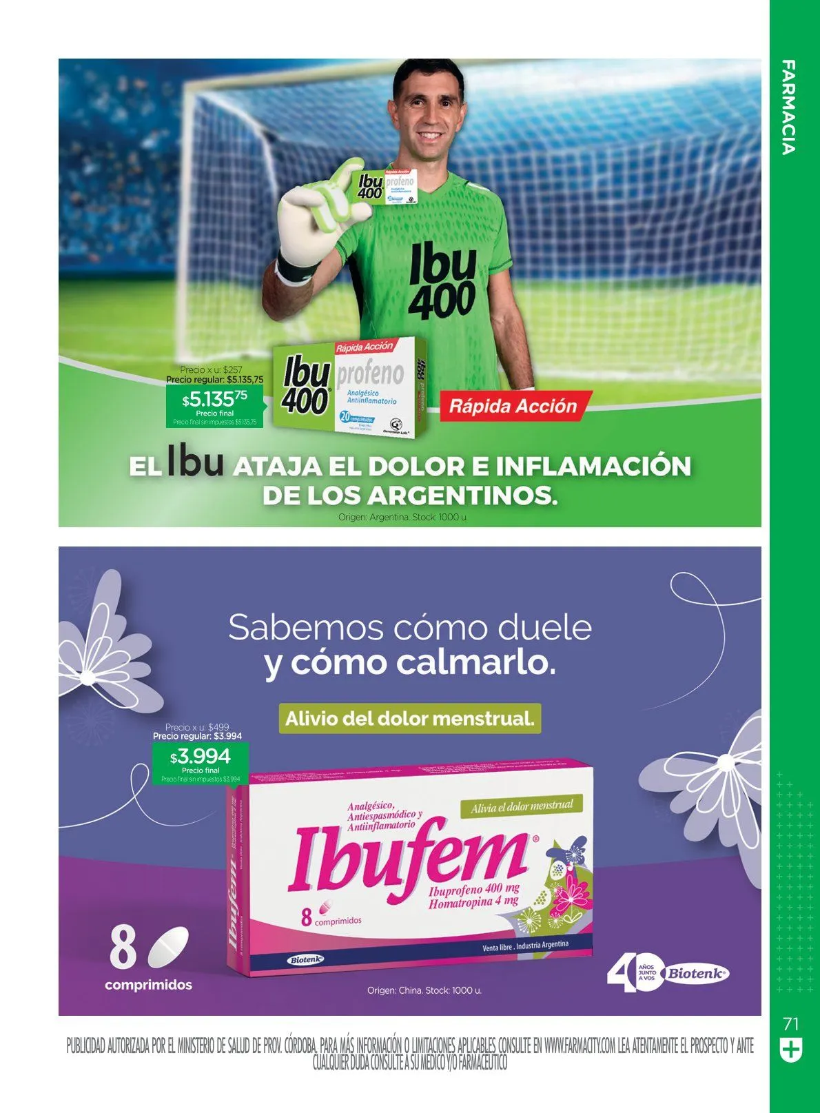 Ofertas de Farmacity Ofertas 1 de julio al 22 de julio 2026 - Página 71 del catálogo