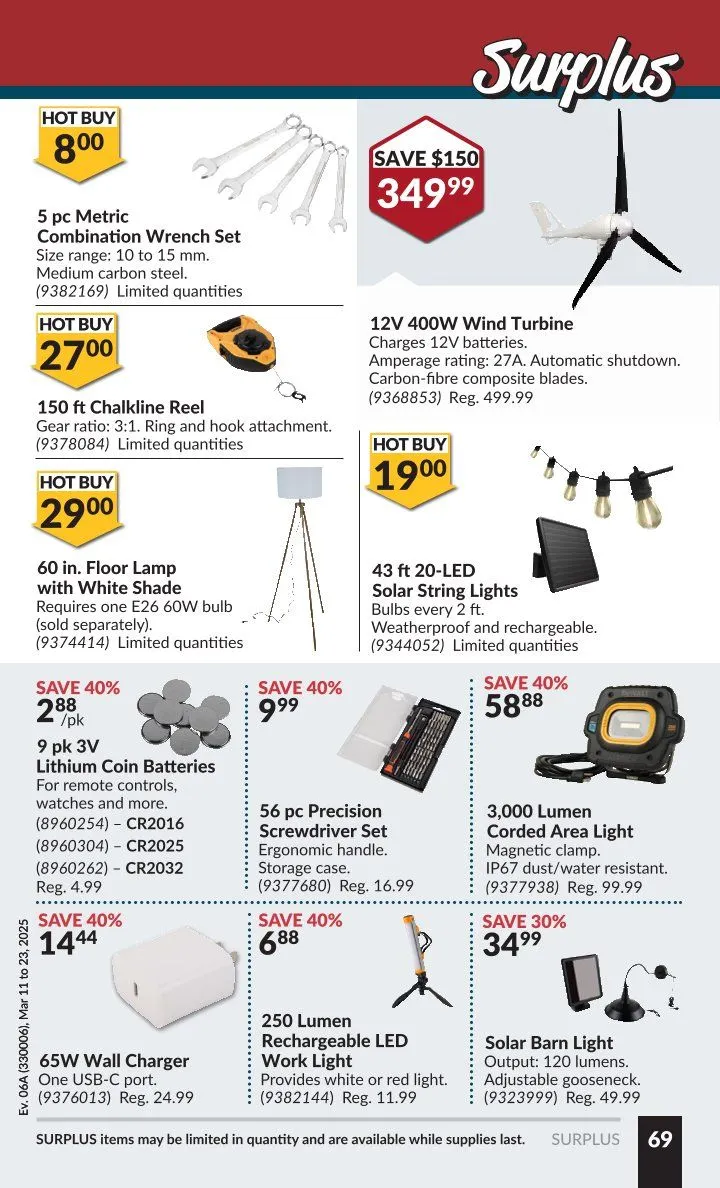 Princess Auto flyers from March 11 to March 23 2025 - flyer page 54