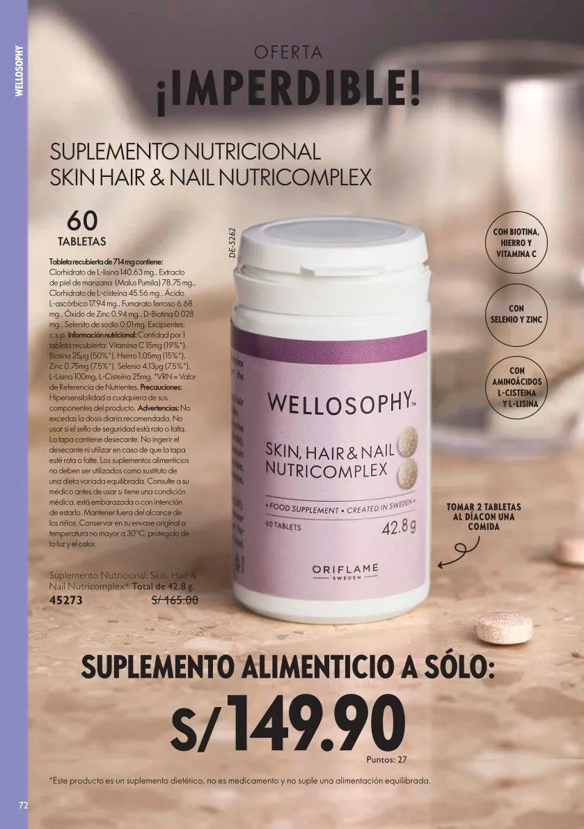 Catalogo de Oriflame Ofertas 26 de diciembre al 27 de enero 2026 - Pag 72