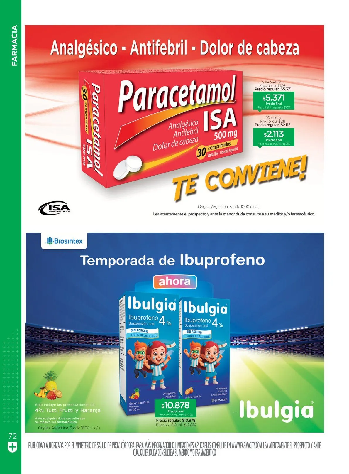 Ofertas de Farmacity Ofertas 1 de julio al 22 de julio 2026 - Página 72 del catálogo