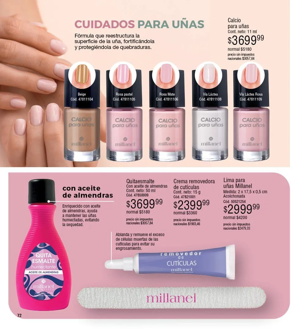 Ofertas de Catalogo Millanel 20 de octubre al 10 de noviembre 2025 - Página 72 del catálogo