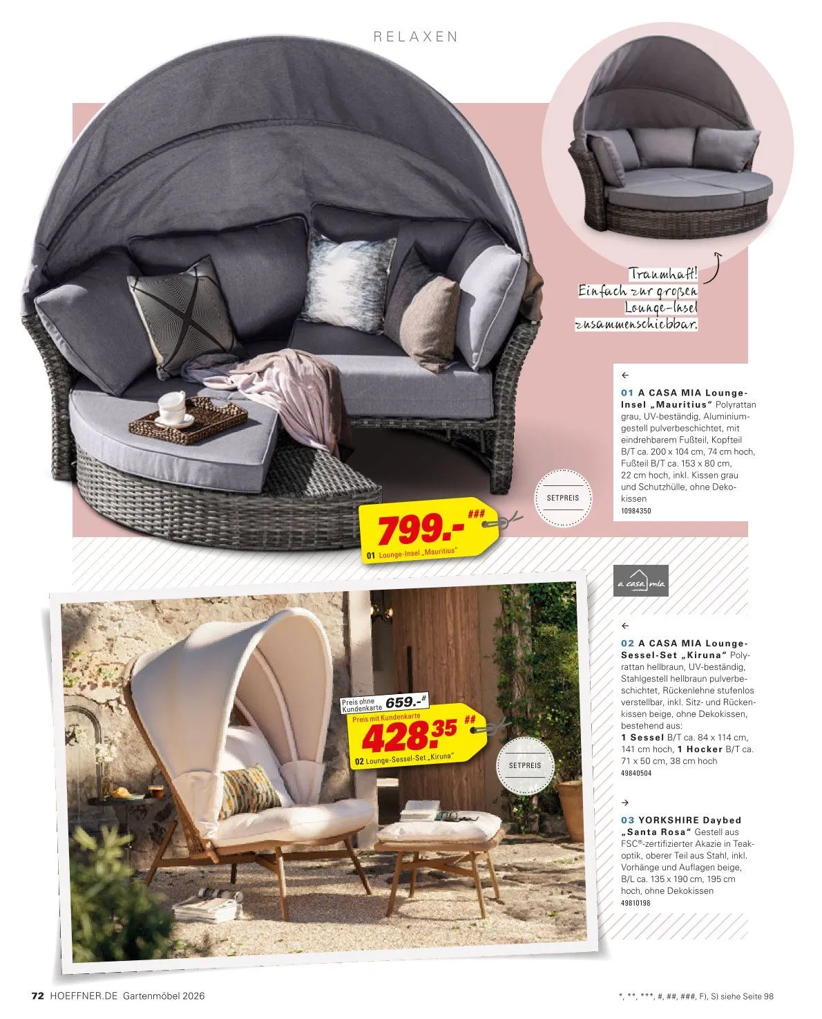 Höffner Angebote von 24. April bis 2. Mai 2026 - Prospekt seite 72