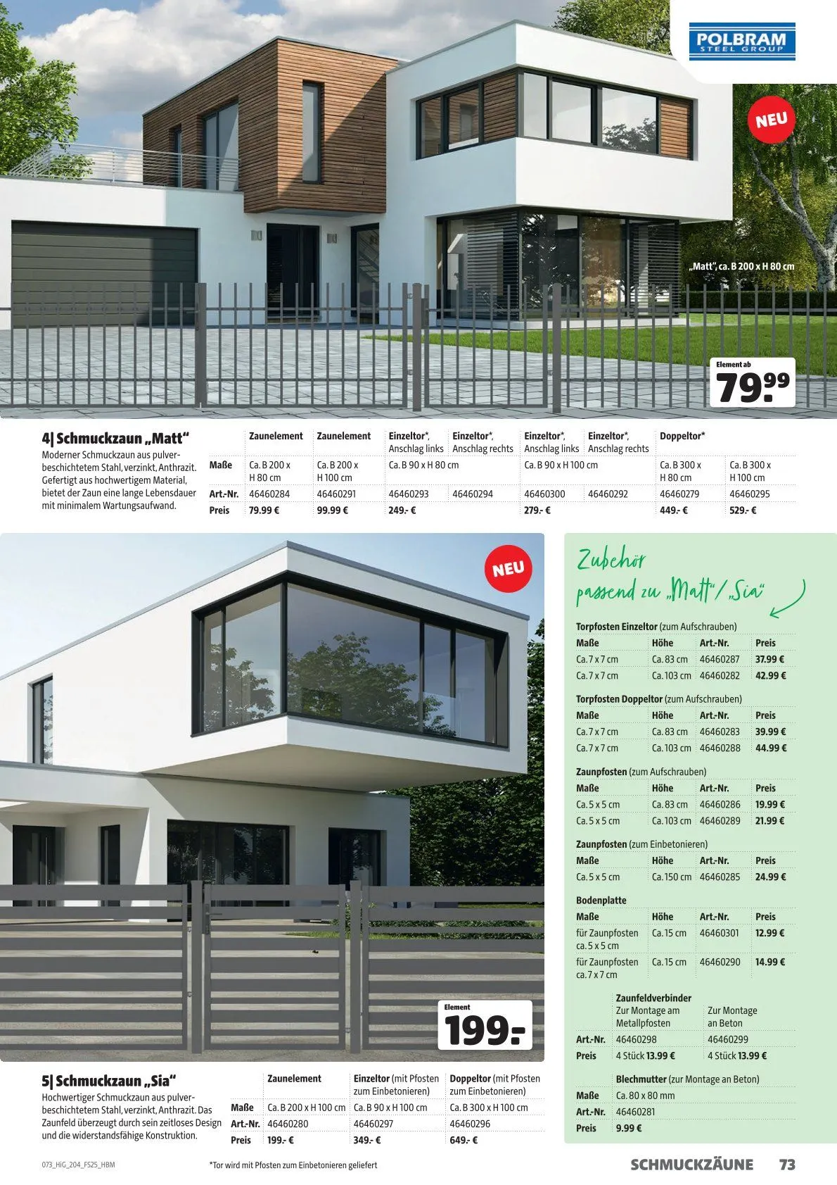 Hagebau Prospekt von 21. Mai bis 31. Dezember 2025 - Prospekt seite 73