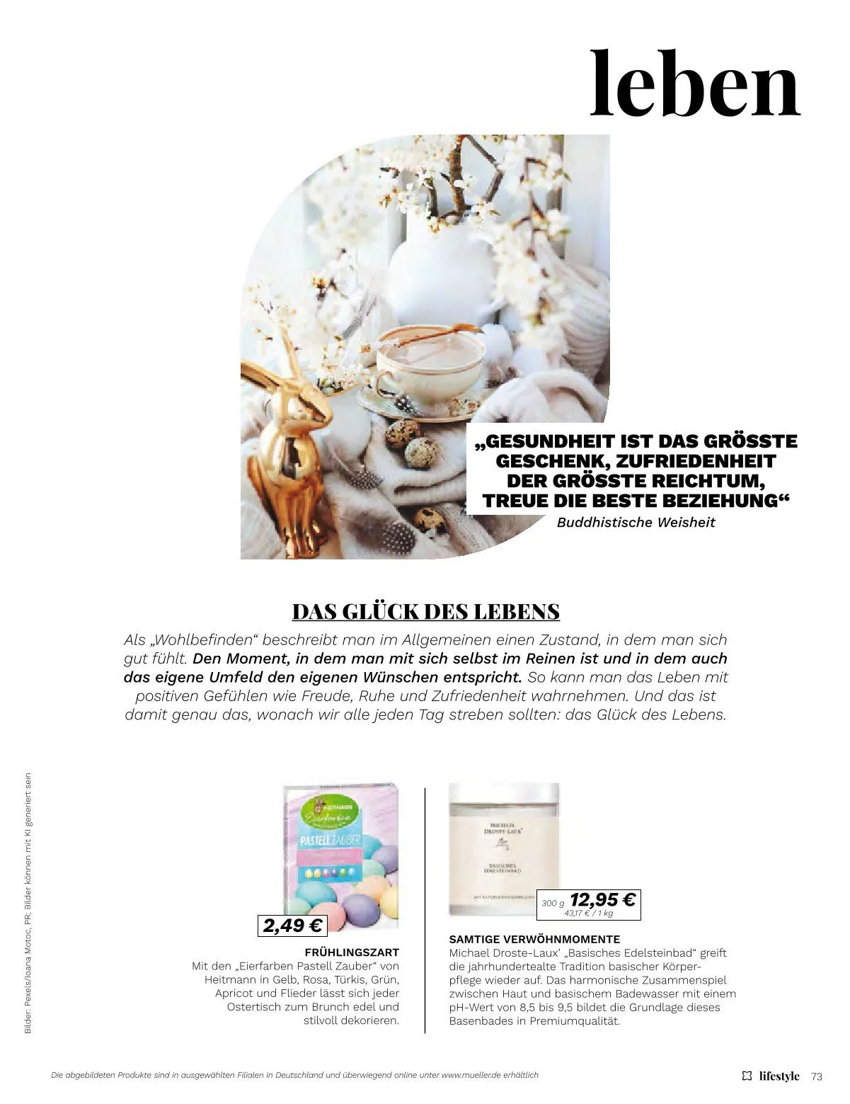 Rabatte von 1. April bis 30. April 2026 - Prospekt seite 73