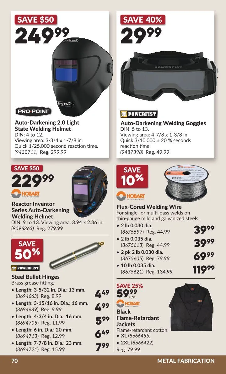 Princess Auto Sales from April 7 to April 19 2026 - flyer page 74