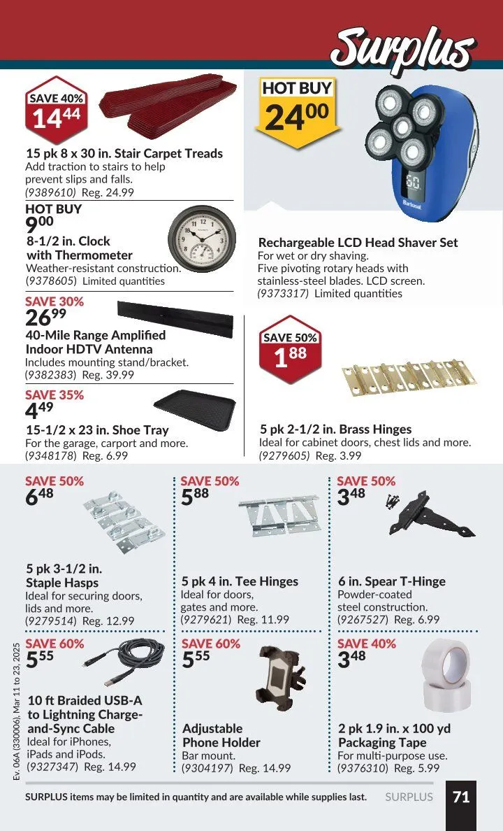 Princess Auto flyers from March 11 to March 23 2025 - flyer page 78