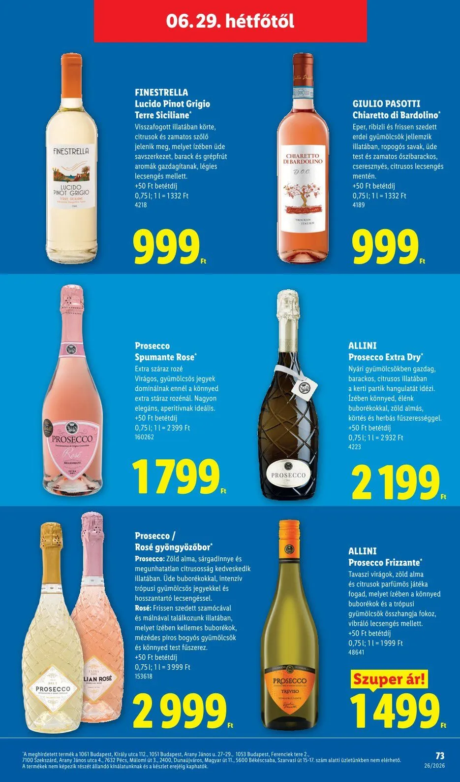 Katalógus Lidl legfrissebb ajánlatai június 25.-tól július 7.-ig 2026. - Oldal 73