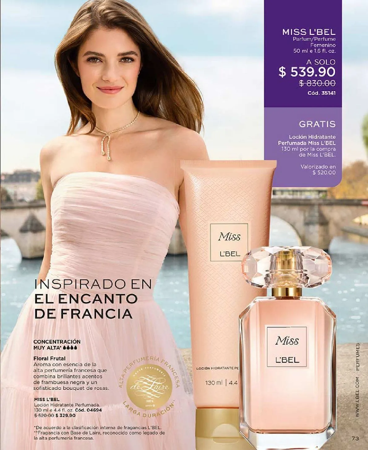 Catálogo de  L'Bel catálogos y ofertas 2 de marzo al 31 de marzo 2026 - Pagina 73