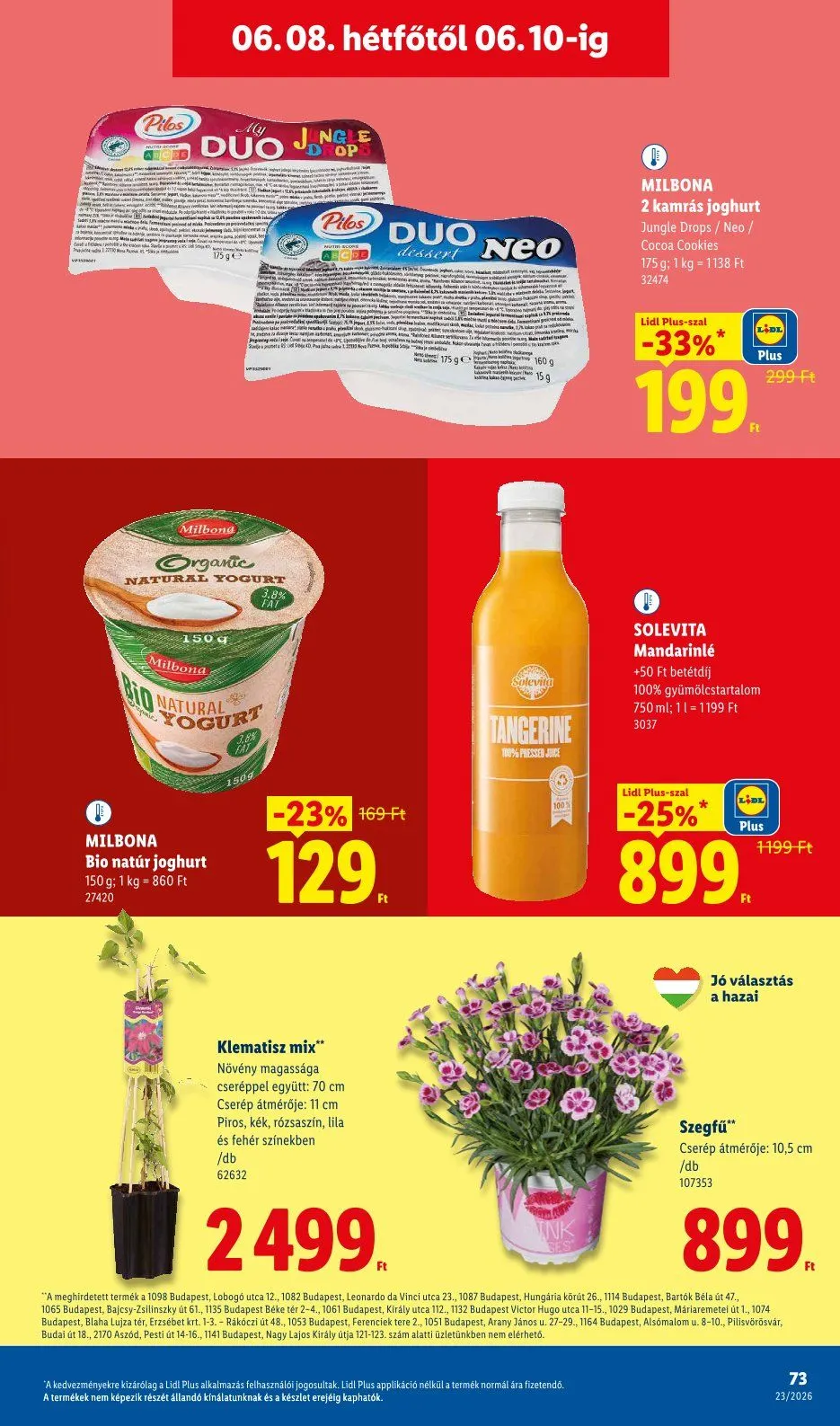 Katalógus Lidl legfrissebb ajánlatai június 4.-tól június 10.-ig 2026. - Oldal 73
