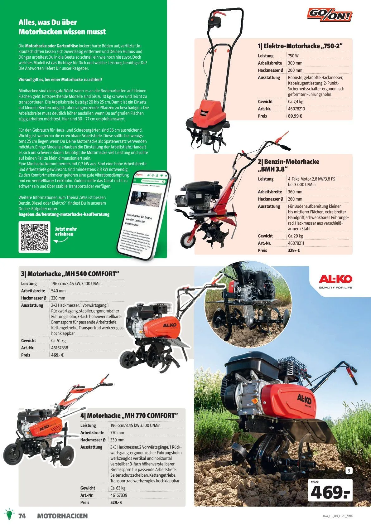 Hagebau Prospekt von 21. Mai bis 31. Dezember 2025 - Prospekt seite 74