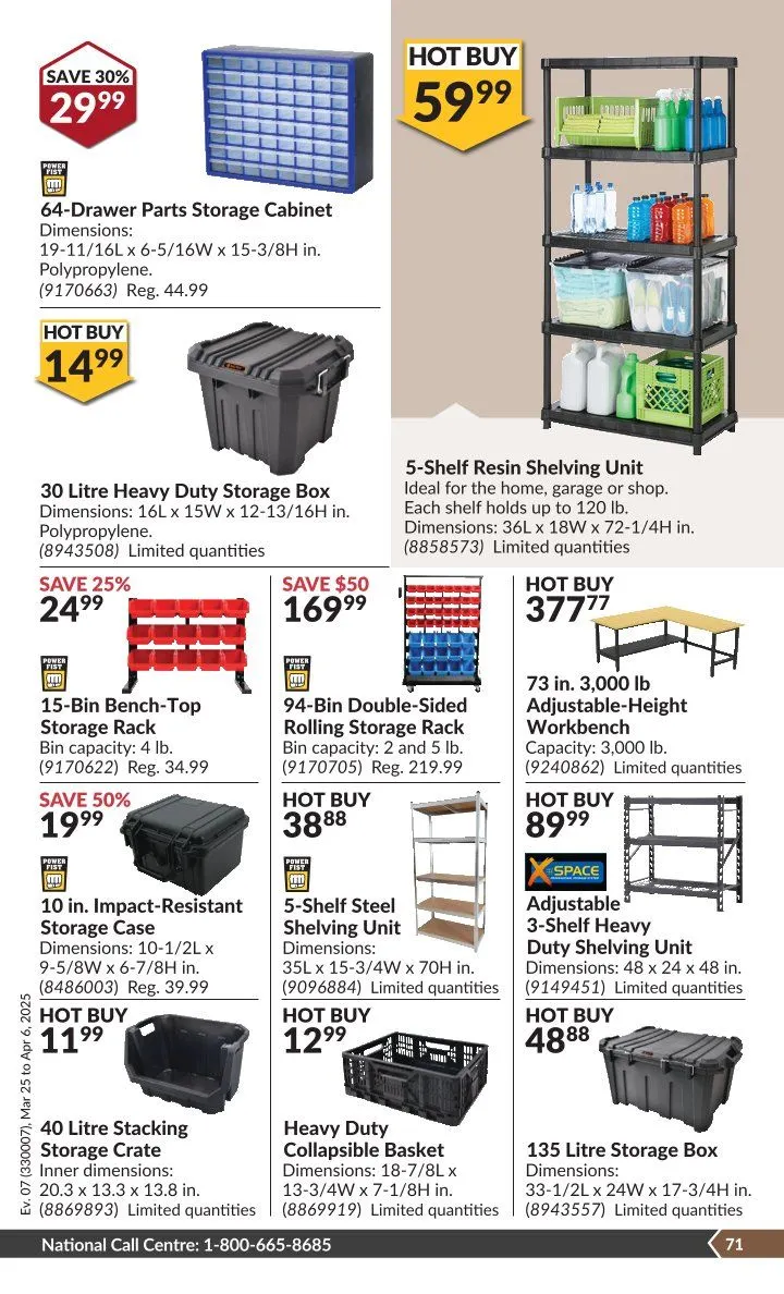 Princess Auto Sales from March 25 to April 6 2025 - flyer page 78
