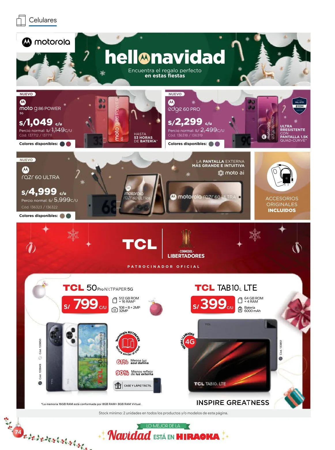 Catalogo de Hiraoka Ofertas 9 de diciembre al 31 de diciembre 2025 - Pag 74