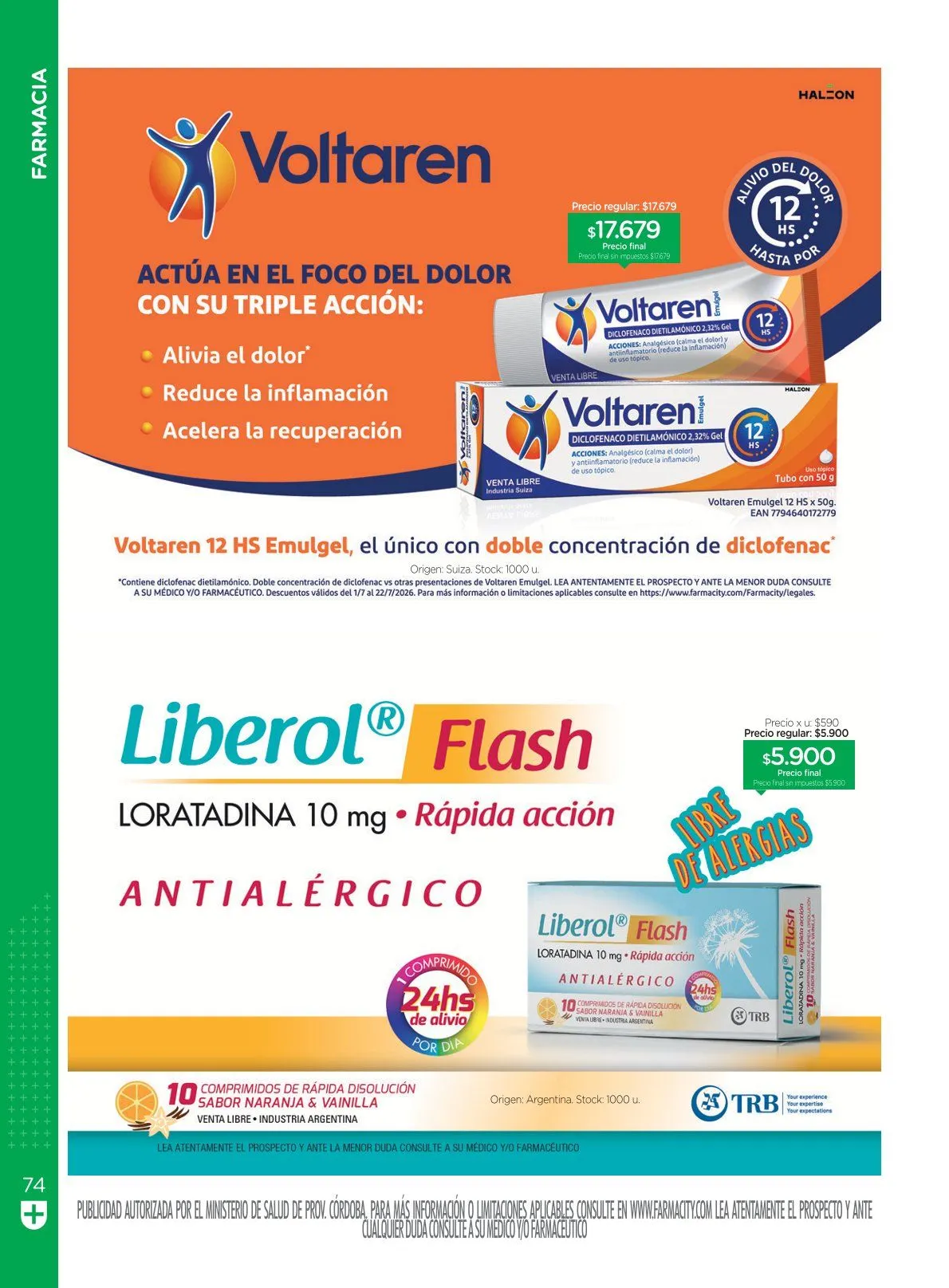 Ofertas de Farmacity Ofertas 1 de julio al 22 de julio 2026 - Página 74 del catálogo