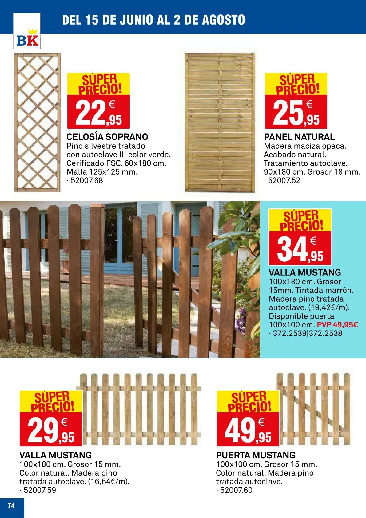 Catálogo de Bricoking Ofertas 15 de junio al 2 de agosto 2026 - Página 74