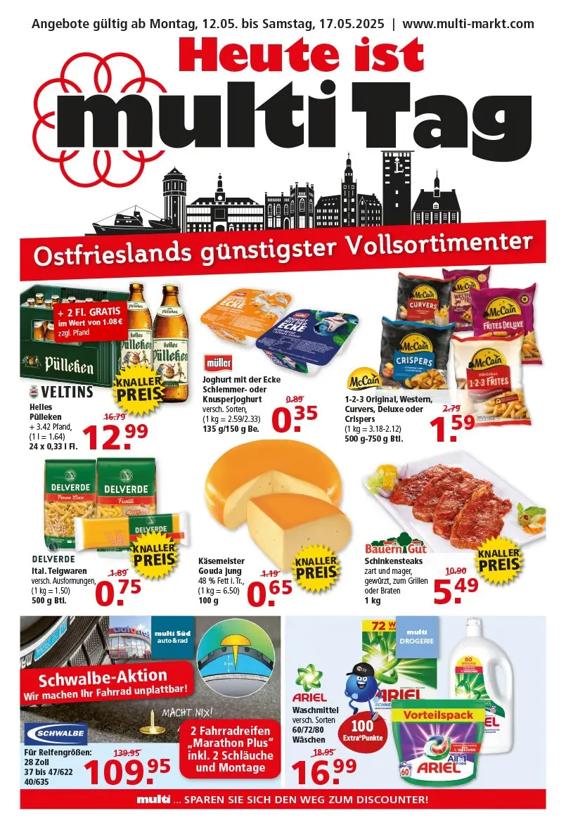 Multi Markt Prospekte von 12. Mai bis 17. Mai 2025 - Prospekt seite 