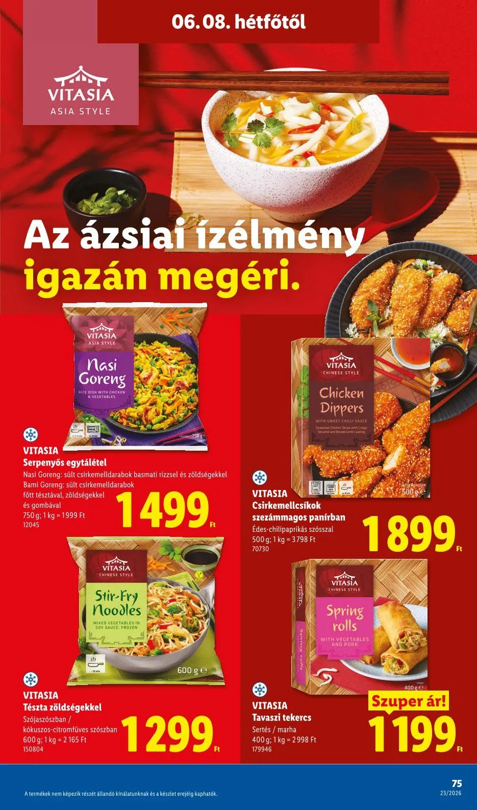 Katalógus Lidl legfrissebb ajánlatai június 4.-tól június 10.-ig 2026. - Oldal 75