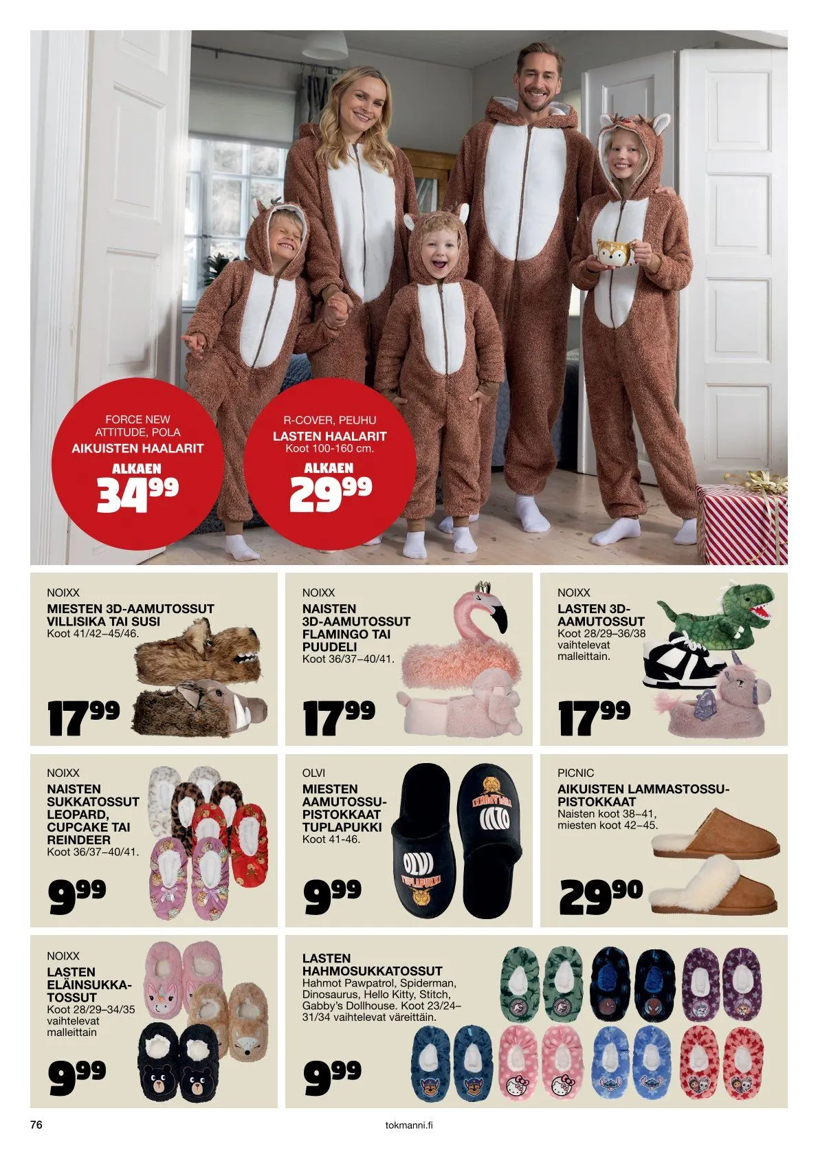  Tokmanni Tarjoukset voimassa alkaen 28. marraskuuta - 24. joulukuuta 2025 - Tarjouslehti sivu 76