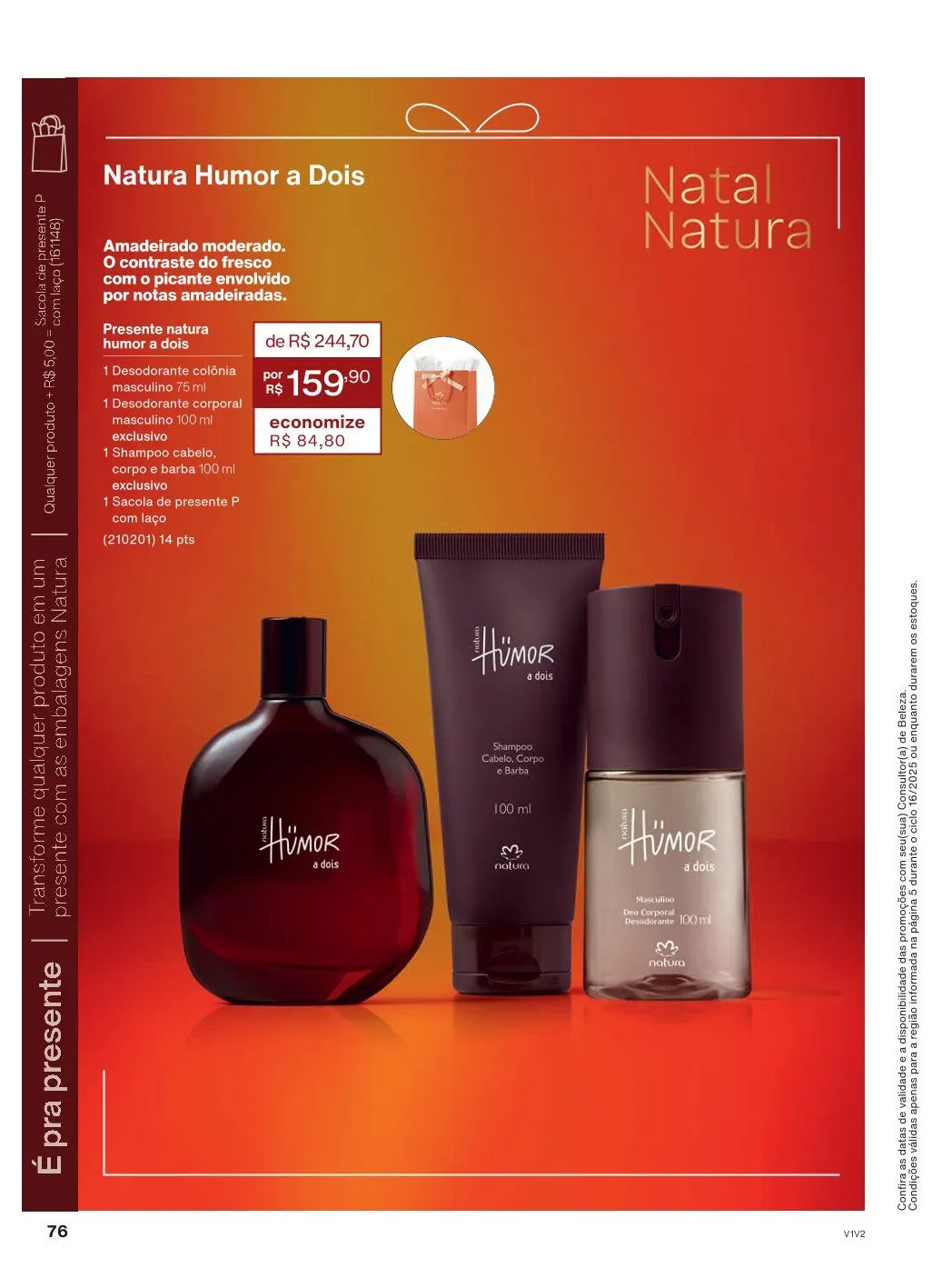 Encarte de Natura Ofertas 1 de outubro até 31 de outubro 2025 - Pagina 76